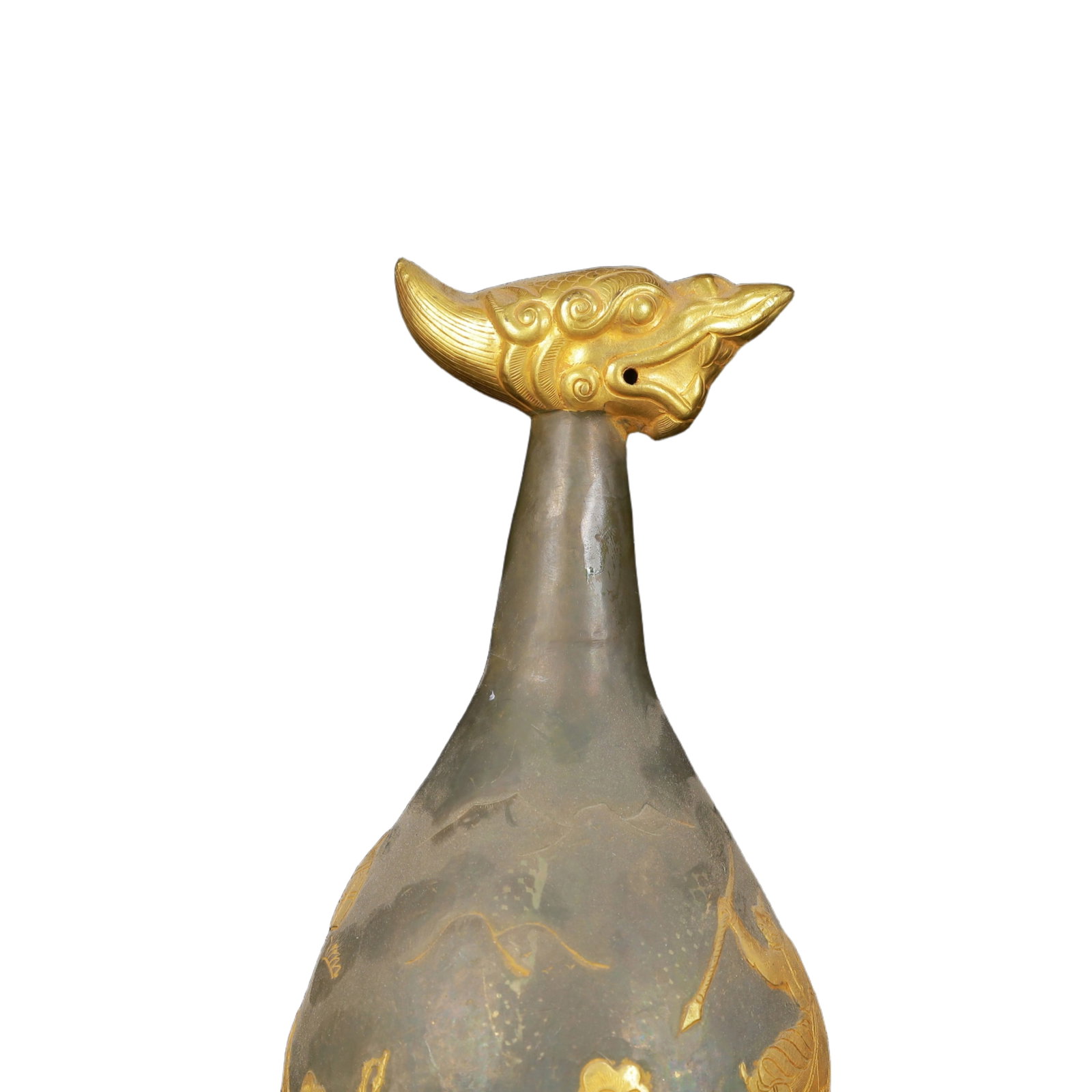 An Exquisite Gilt Silver Figure Pattern Vase - 2