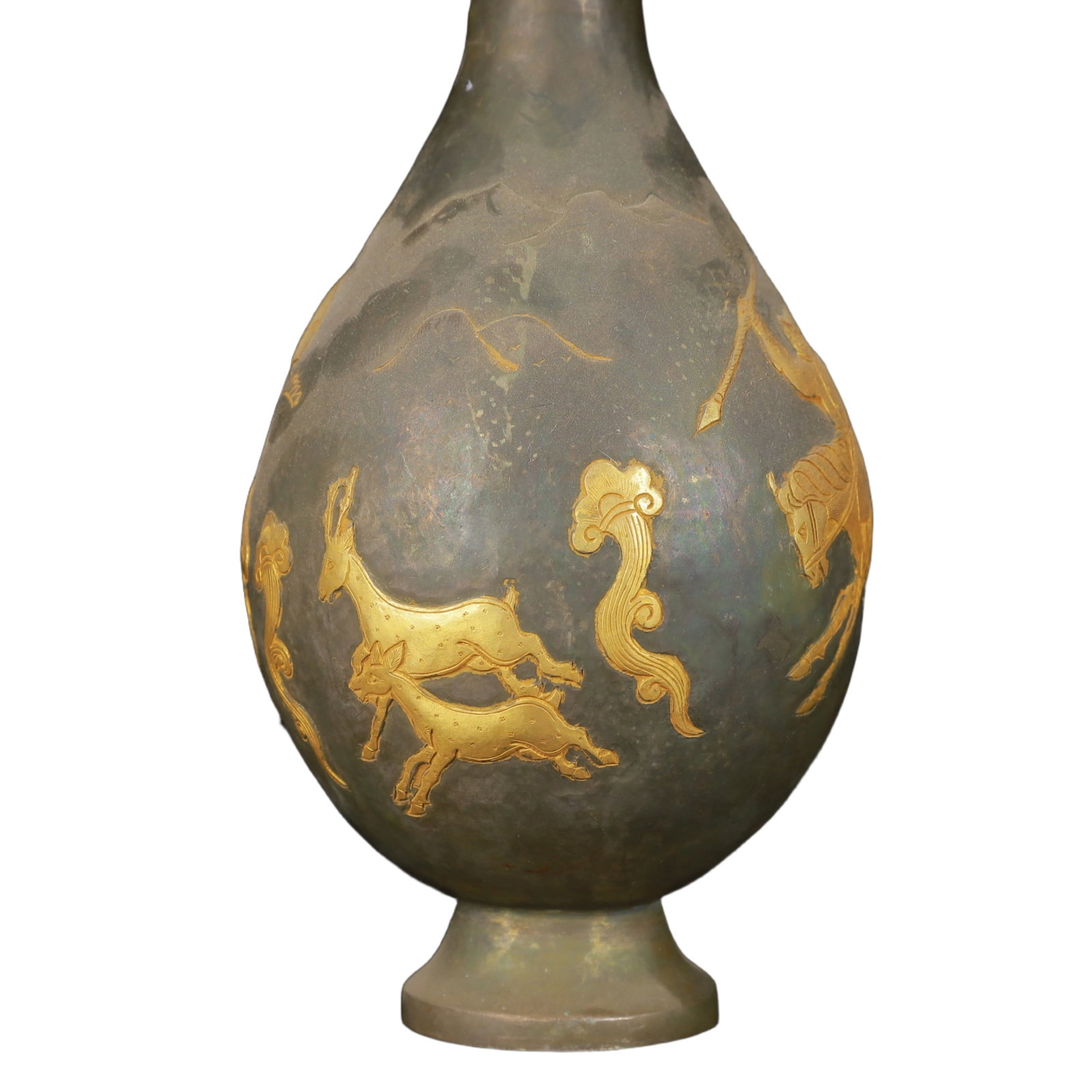An Exquisite Gilt Silver Figure Pattern Vase - 3