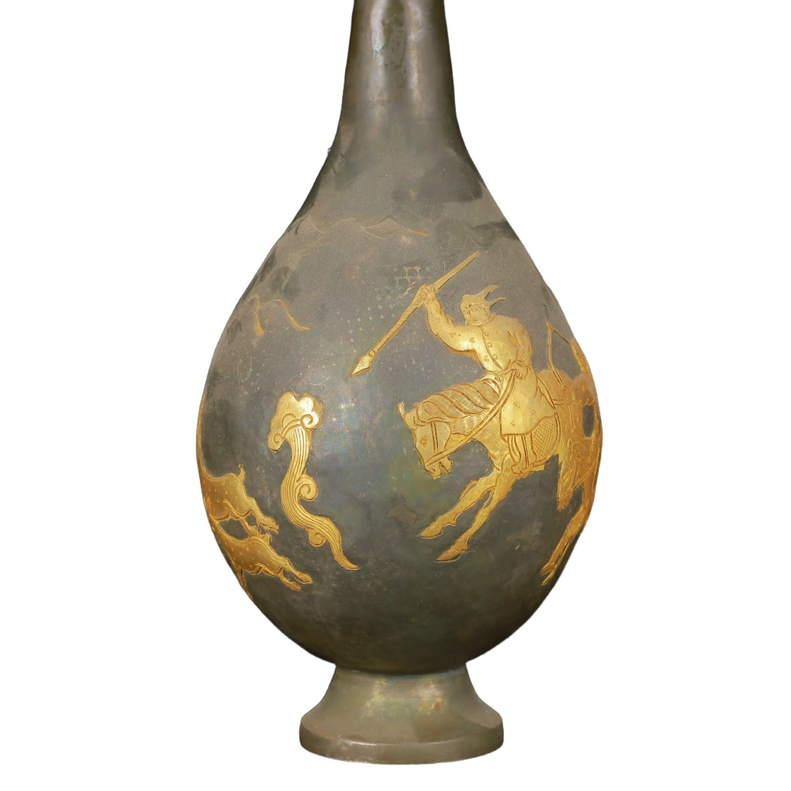 An Exquisite Gilt Silver Figure Pattern Vase - 6