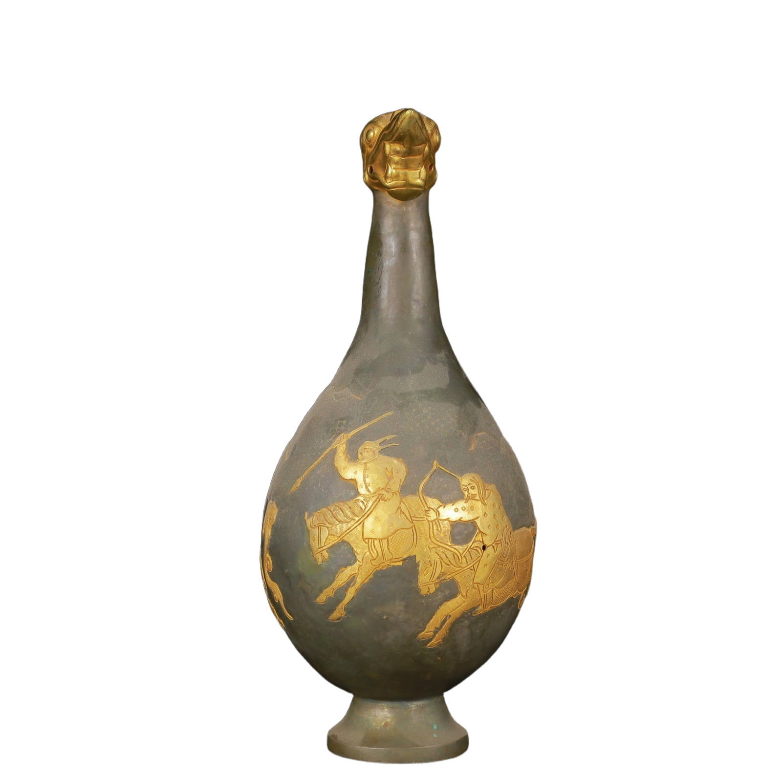 An Exquisite Gilt Silver Figure Pattern Vase - 7