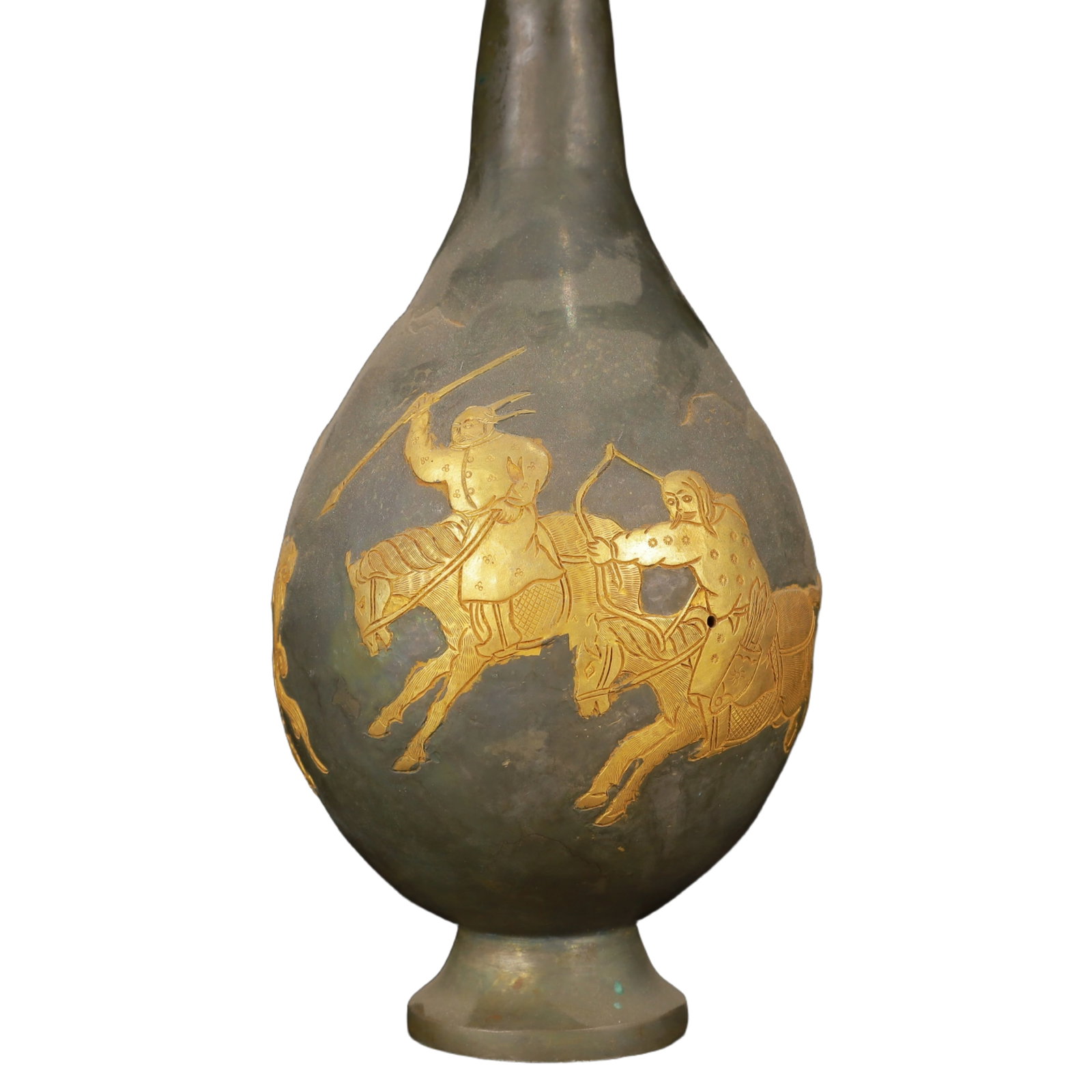 An Exquisite Gilt Silver Figure Pattern Vase - 8
