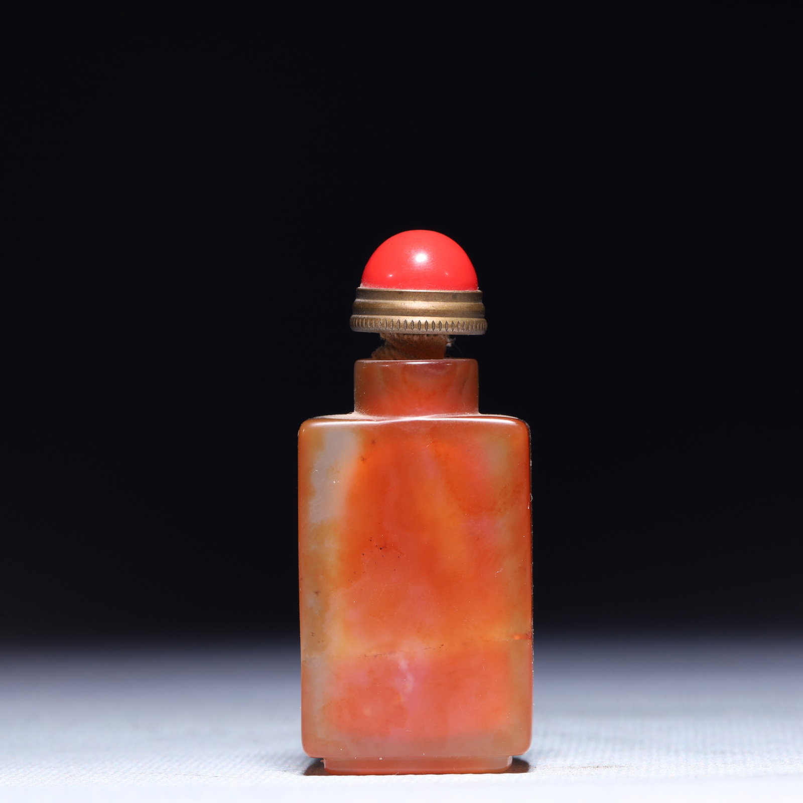 An Exquisite Agate Fish Pattern Snuff Bottle - 5