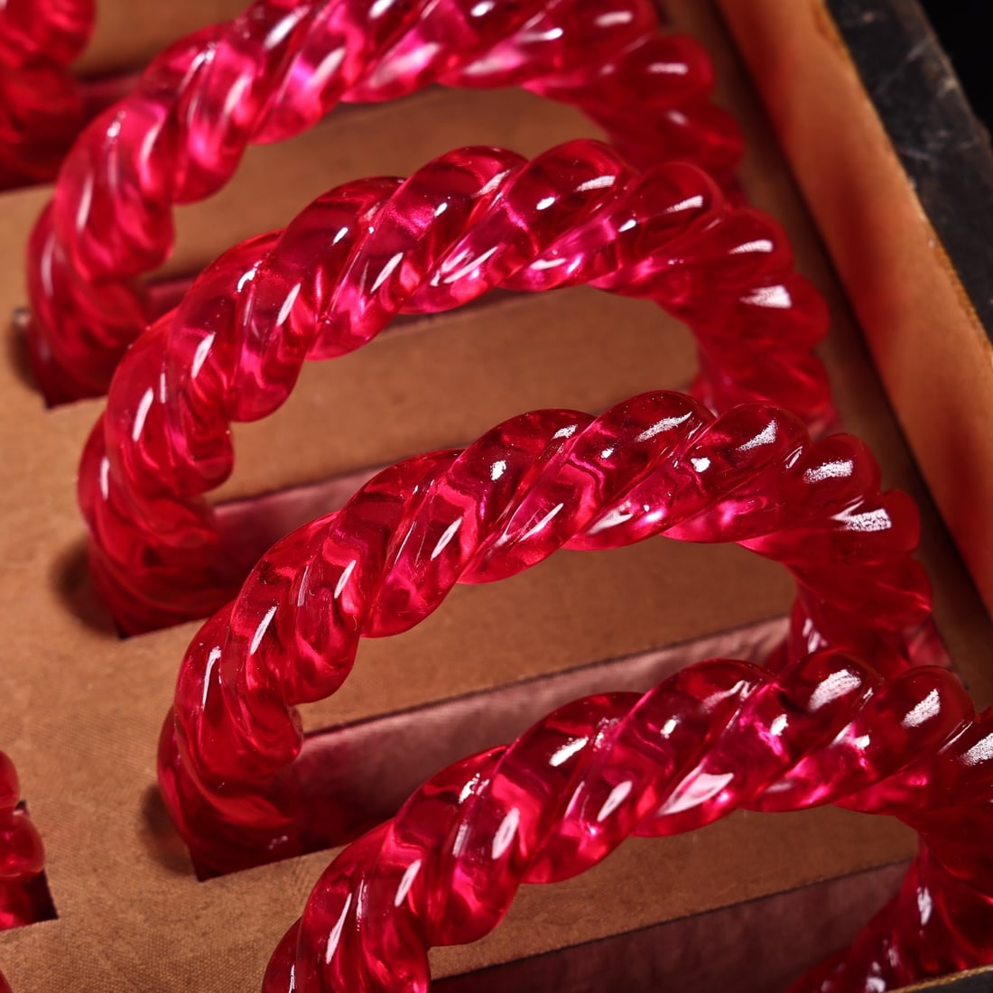 A Set of Fine Ruby Bracelets - 10