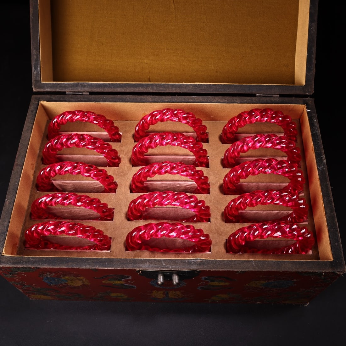 A Set of Fine Ruby Bracelets - 2