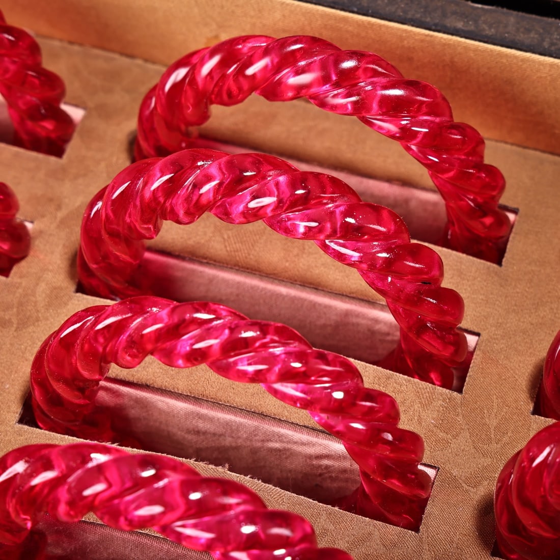 A Set of Fine Ruby Bracelets - 4