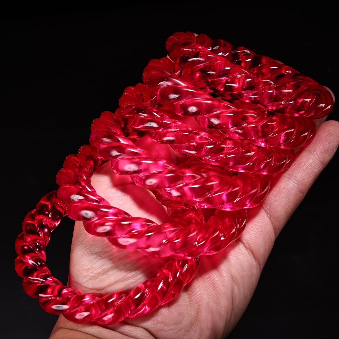 A Set of Fine Ruby Bracelets - 6