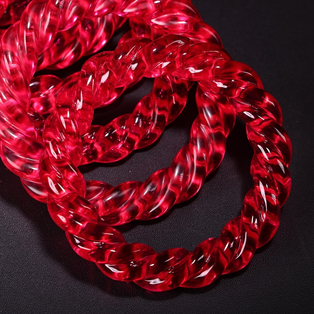A Set of Fine Ruby Bracelets - 8