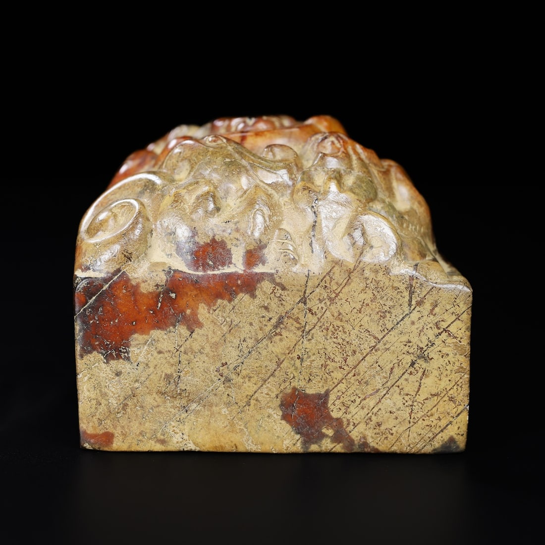 An Exquisite White Jade Dragon Pattern Seal: An Exquisite White Jade Dragon Pattern Seal,Qing
