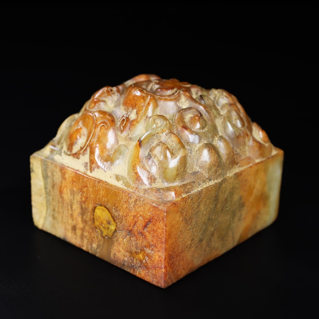 An Exquisite White Jade Dragon Pattern Seal - 6