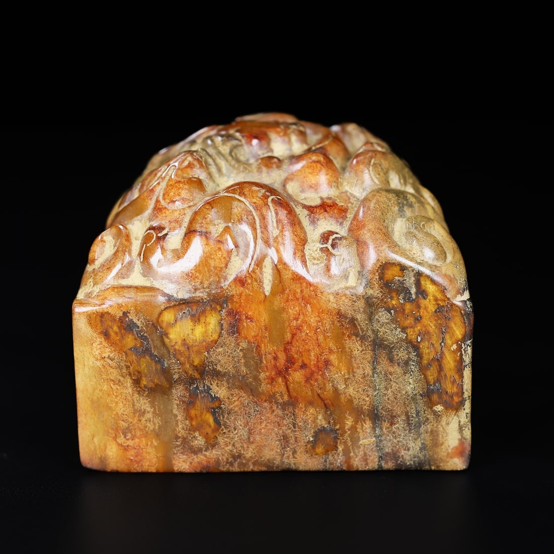 An Exquisite White Jade Dragon Pattern Seal - 8