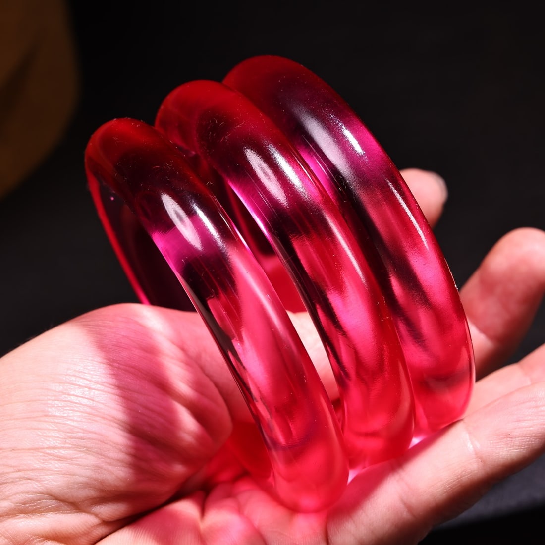 A Set of Fine Ruby Bracelets - 7