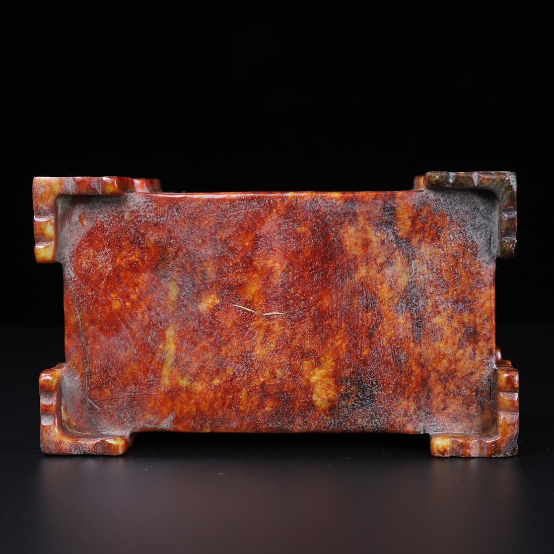 An Exquisite White Jade Beast-Face Pattern Box - 10