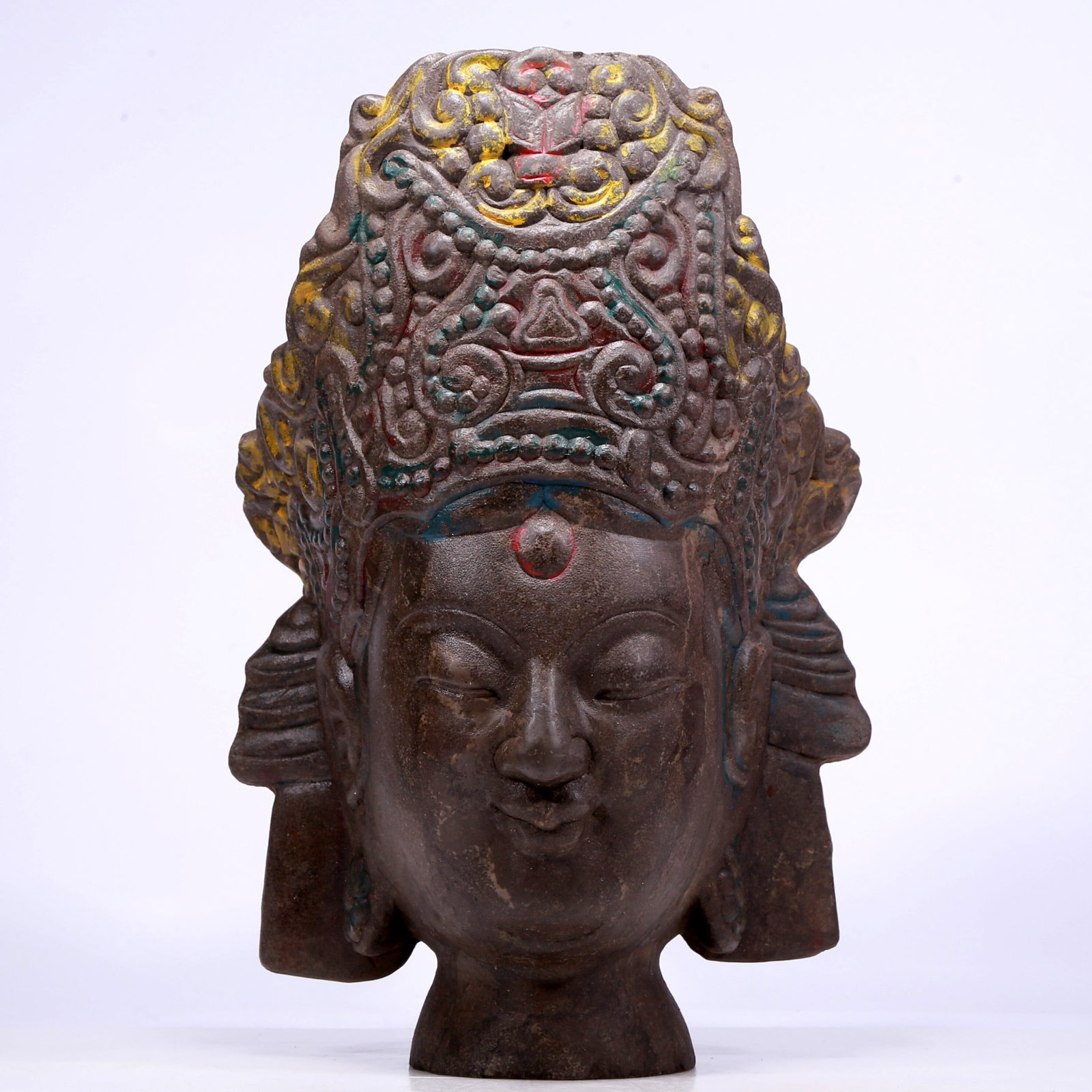 A Wonderful Bluestone Head Of Guanyin (1 of 7)