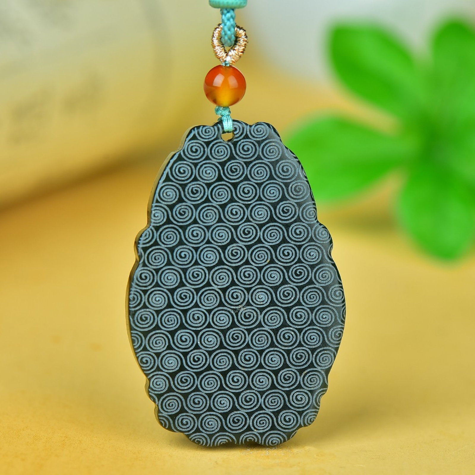 An Exquisite Jasper Rabbit Pattern Pendant - 4