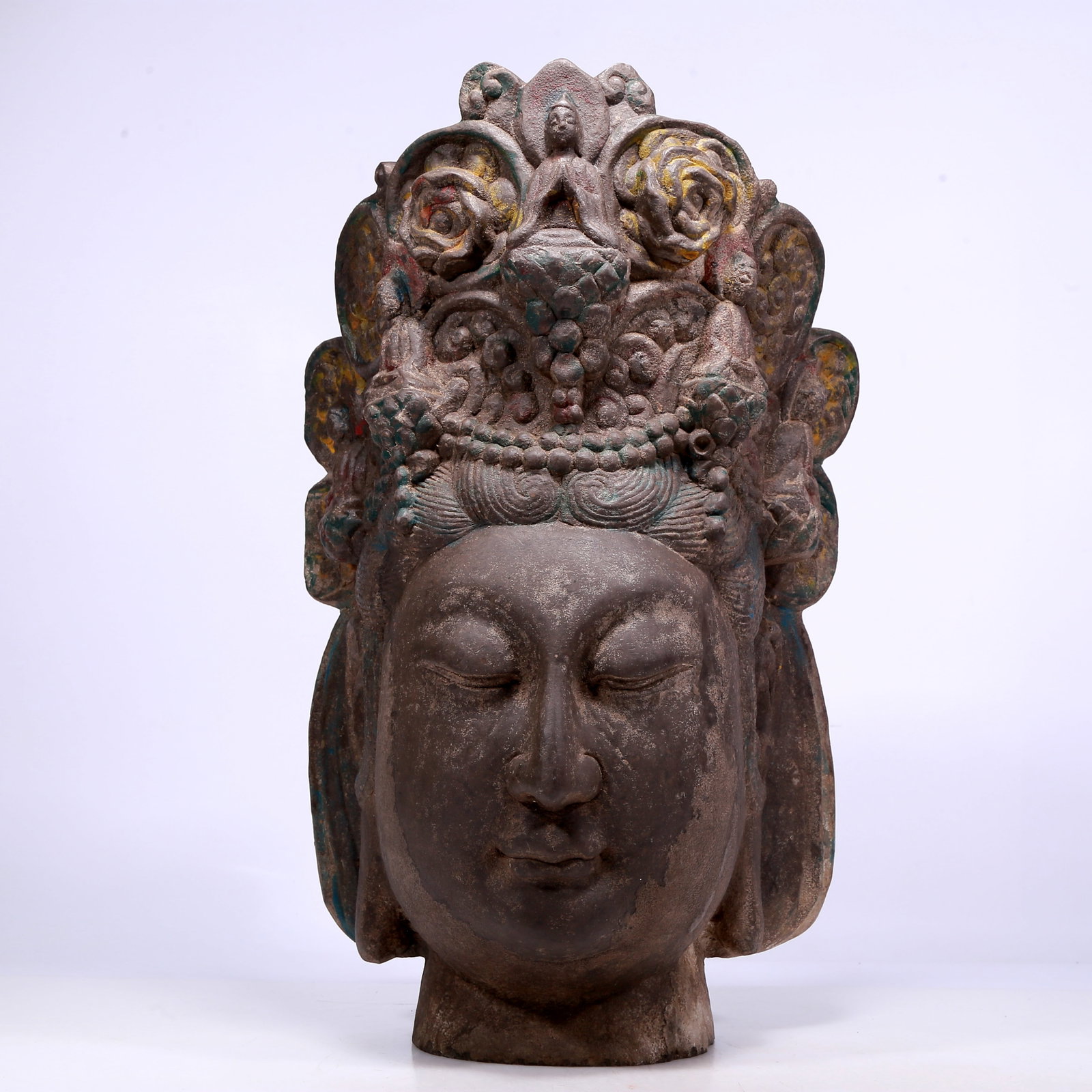 A Wonderful Bluestone Head Of Guanyin (1 of 7)