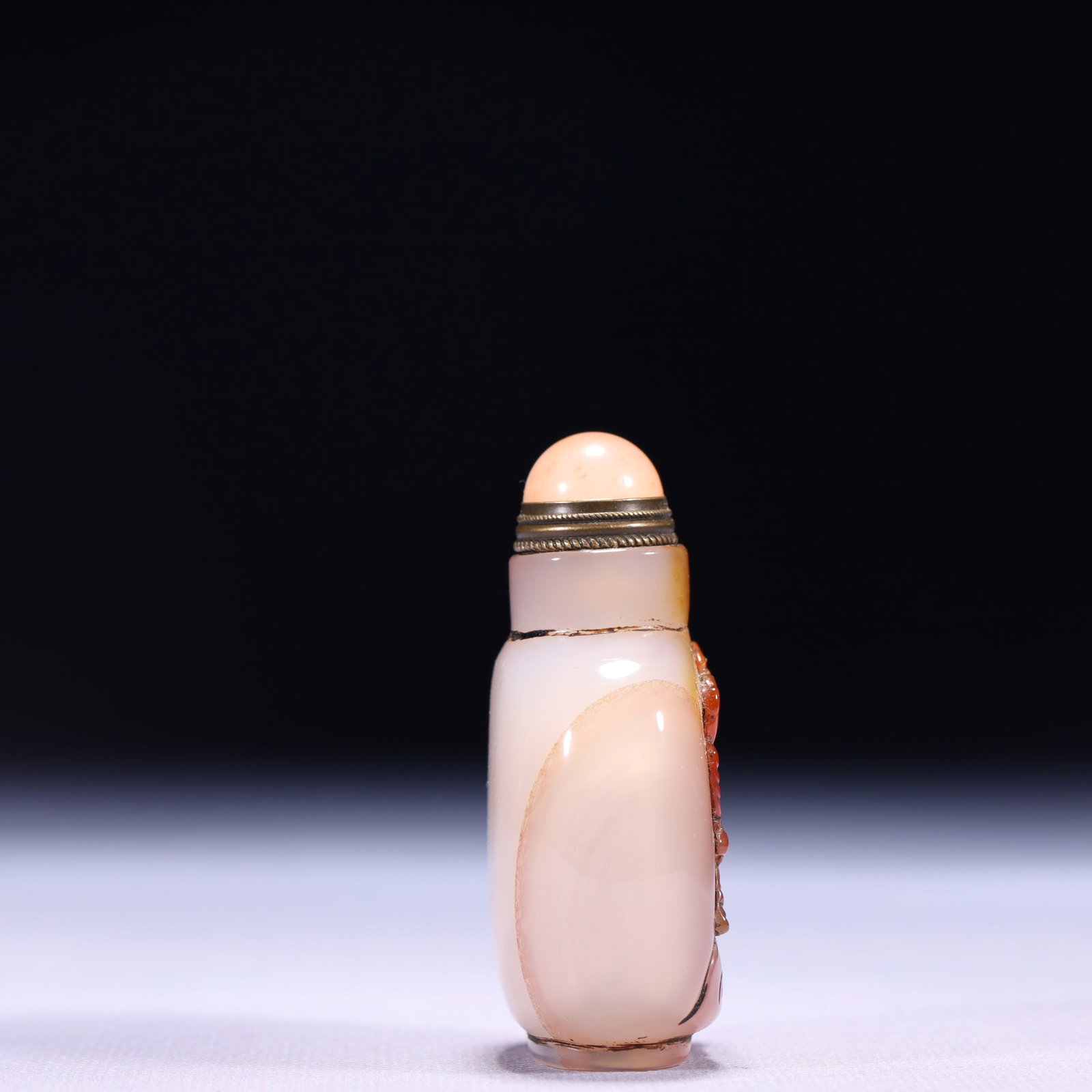 An Exquisite Agate Figure Pattern Snuff Bottle - 4