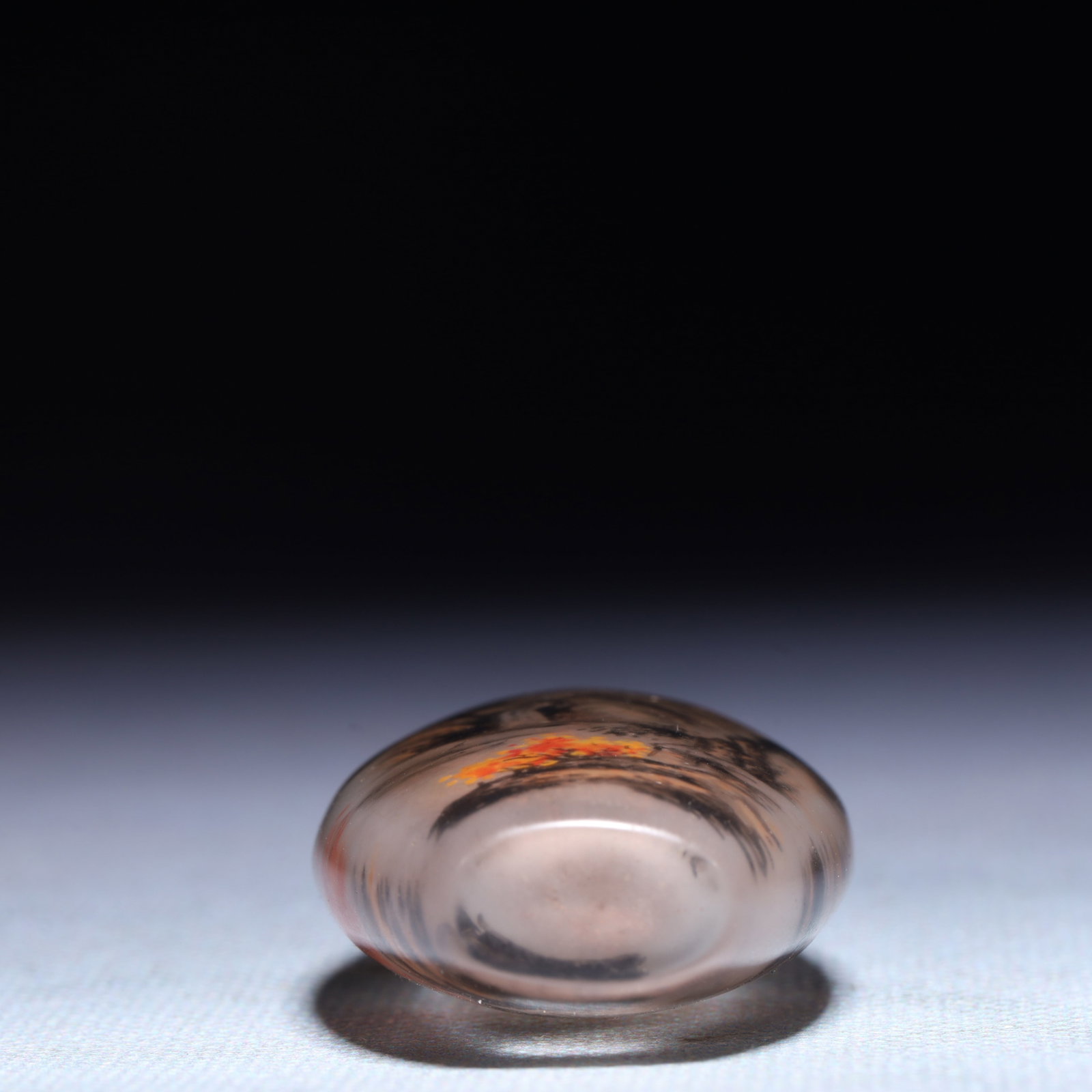 An Exquisite Crystal Landscape Pattern Snuff Bottle - 8