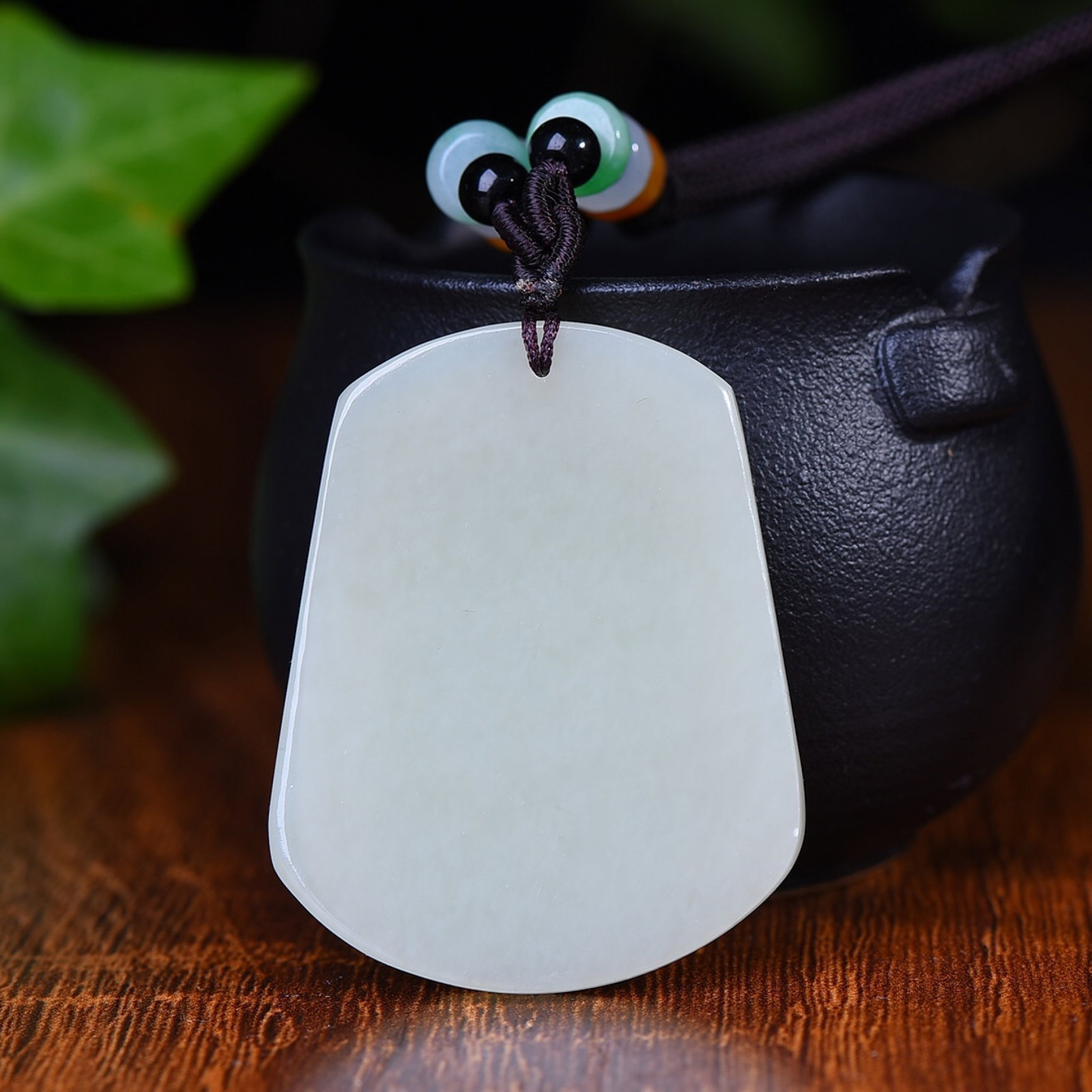 An Exquisite White Jade Dragon Pattern Pendant - 5
