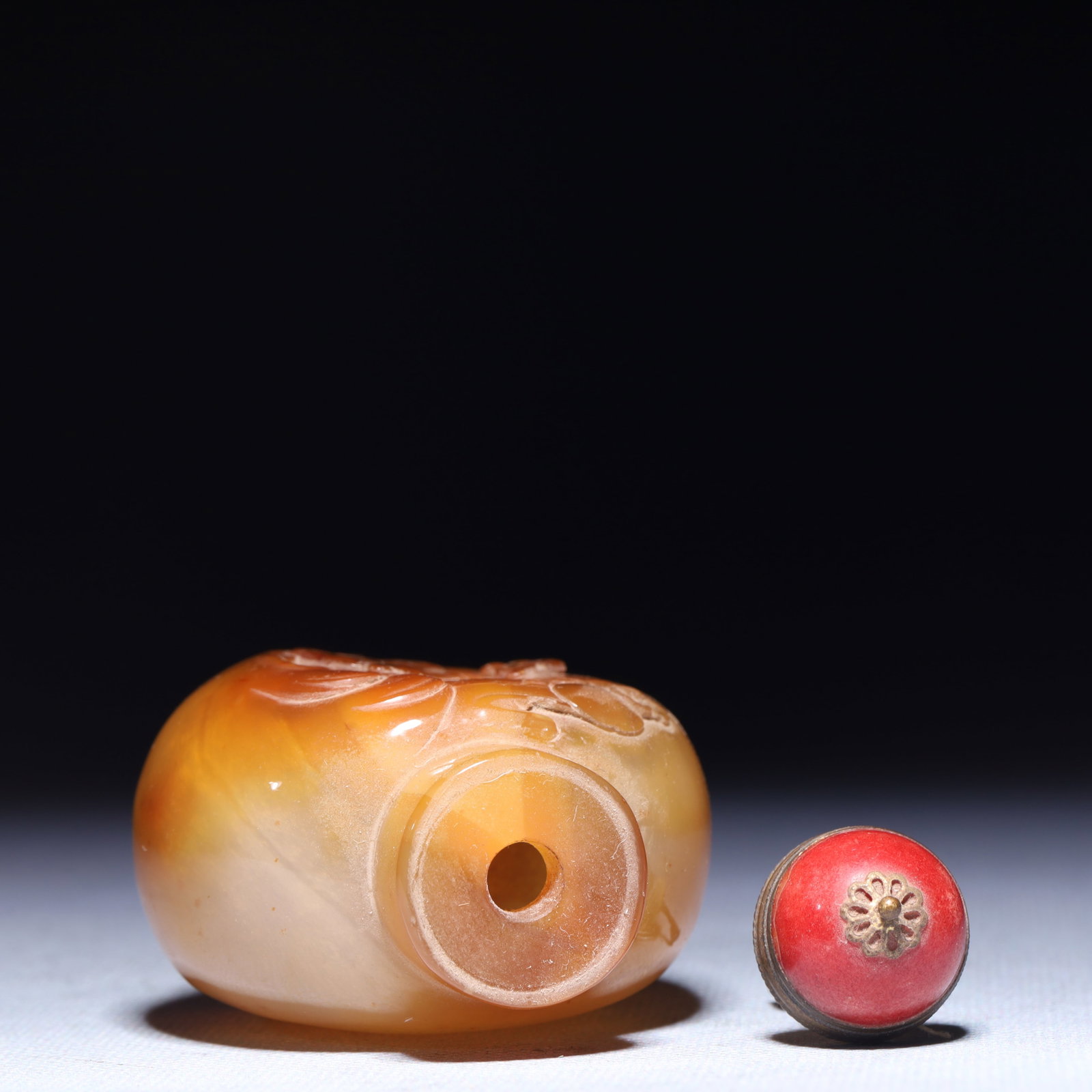 An Exquisite Agate Figure Pattern Snuff Bottle - 6