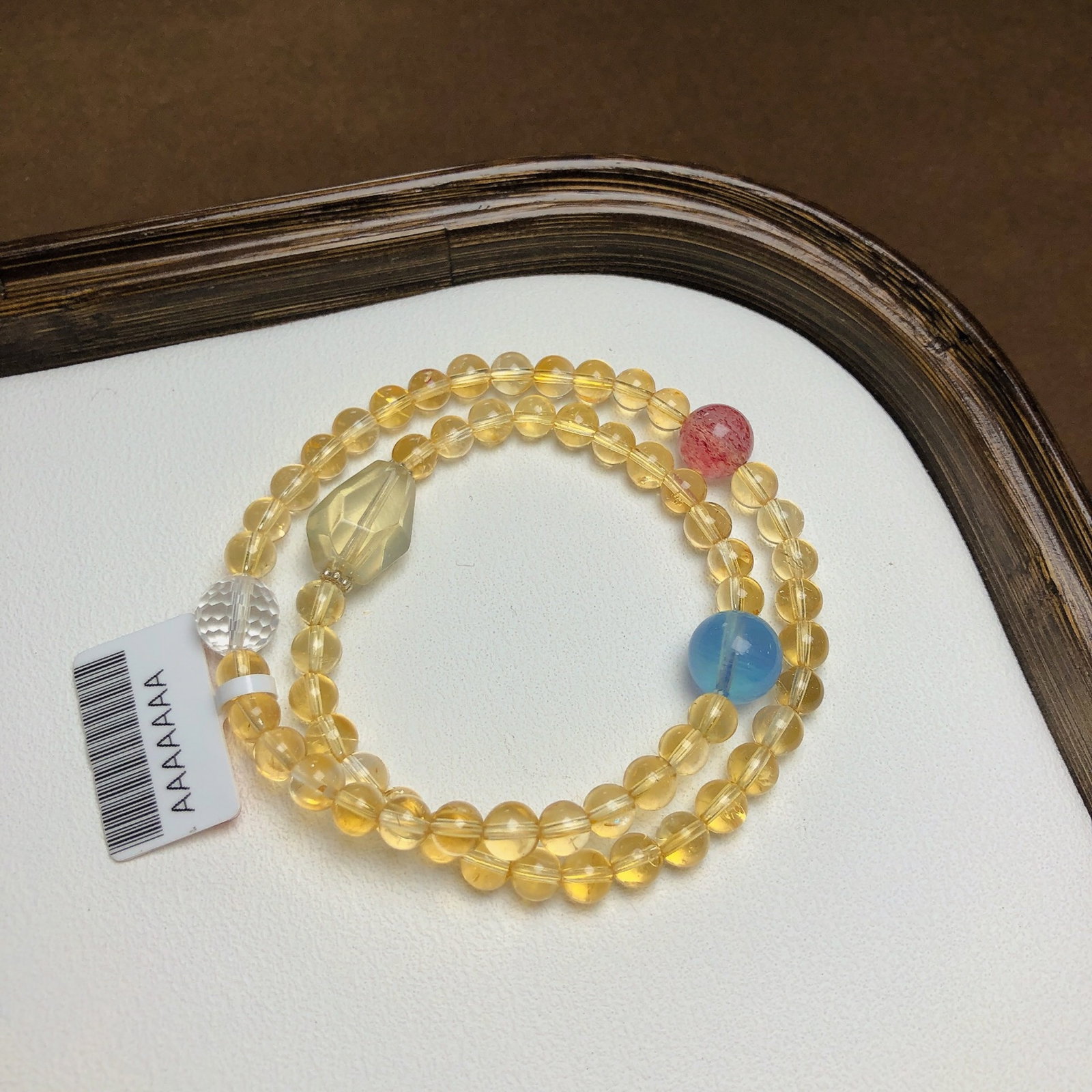 An Exquisite Crystal Bracelets: An Exquisite Crystal Bracelets,Size:0.2in,0.4in,Weight:20.9g 水晶手串