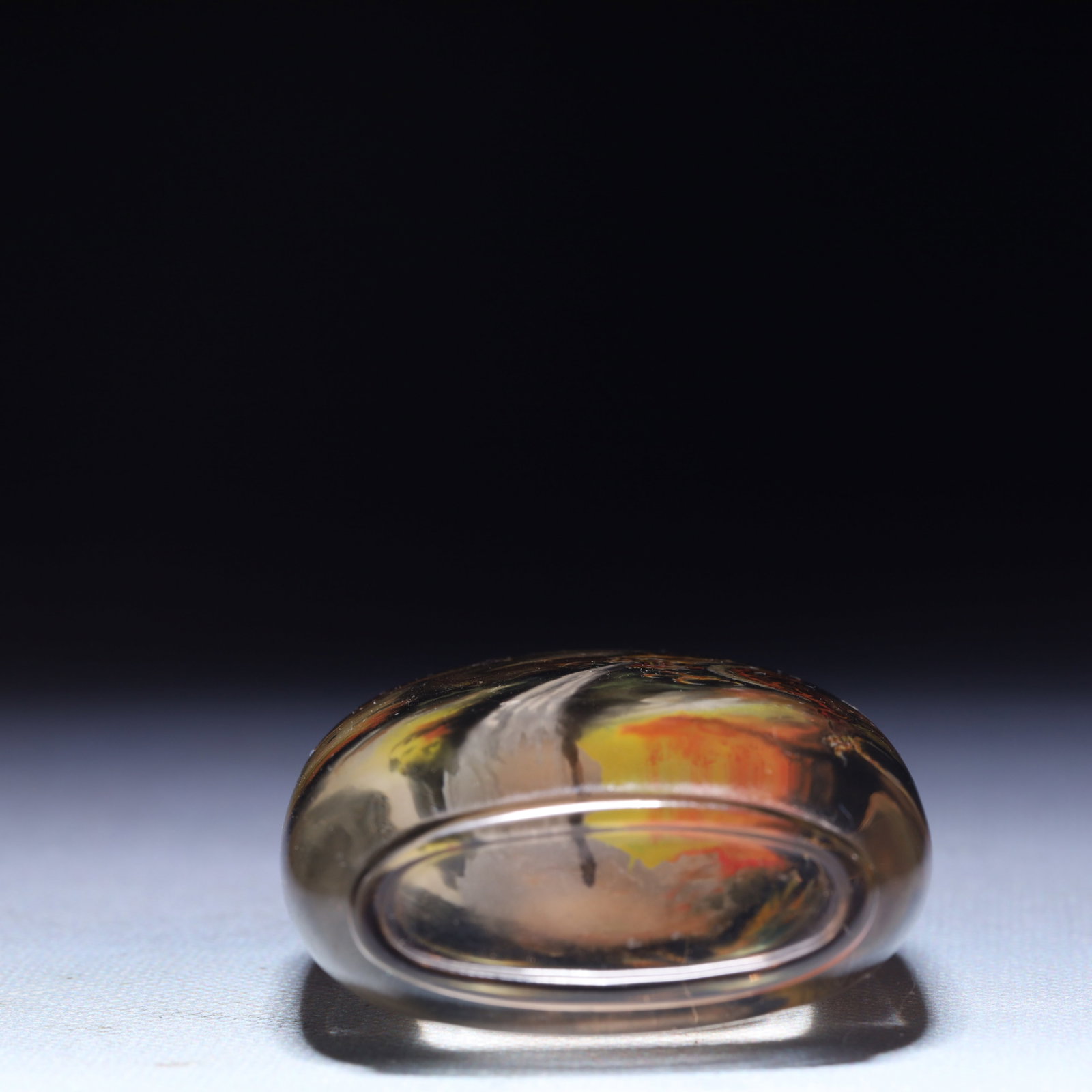An Exquisite Crystal Dragon Pattern Snuff Bottle - 8