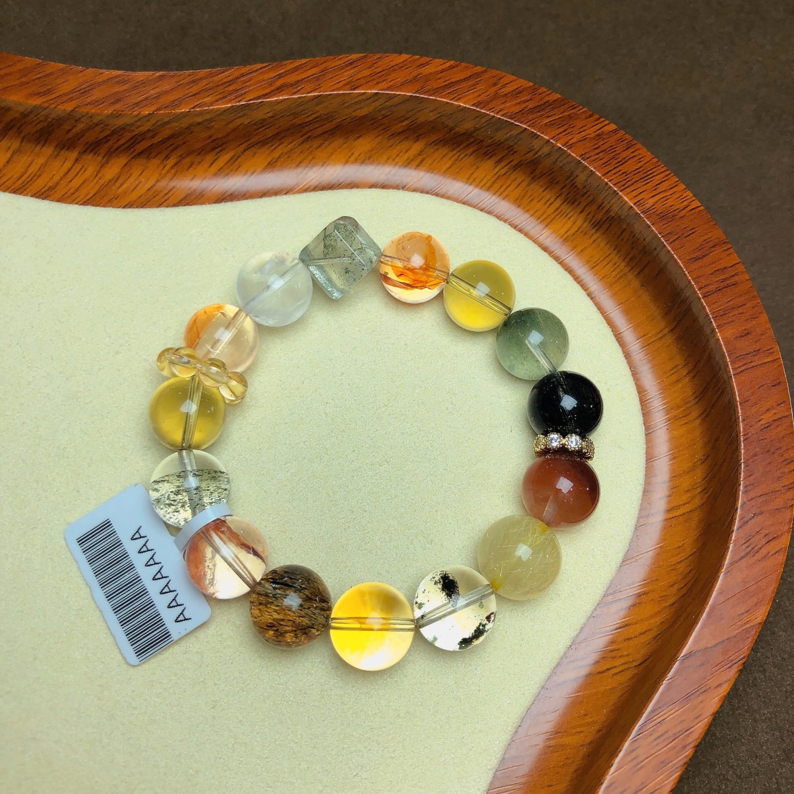 An Exquisite Crystal Bracelets: An Exquisite Crystal Bracelets,Size:0.5in,Weight:42.1g 水晶手串