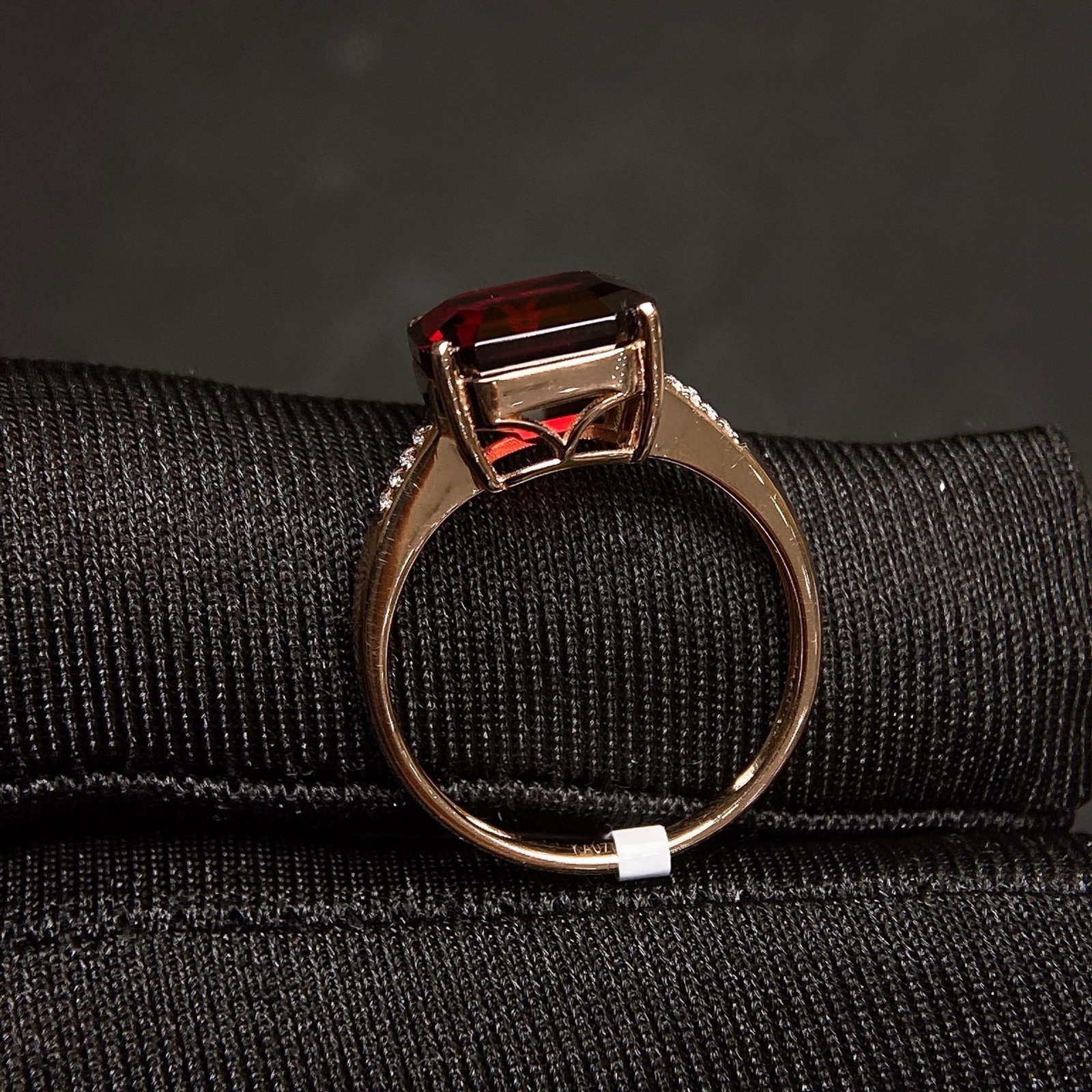 6Ctw Natural Garnet Ring - 4