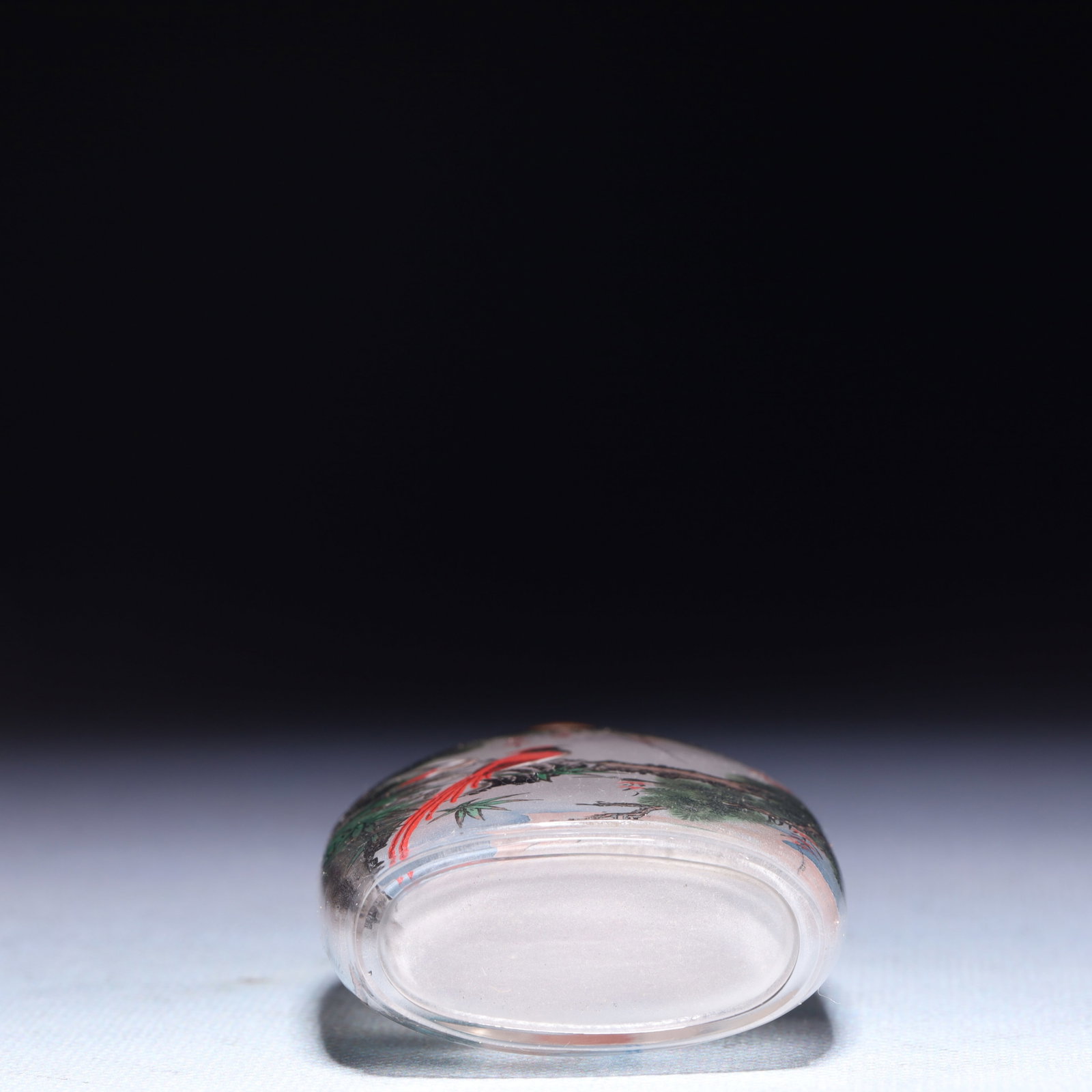 An Exquisite Crystal Bird Pattern Snuff Bottle - 8