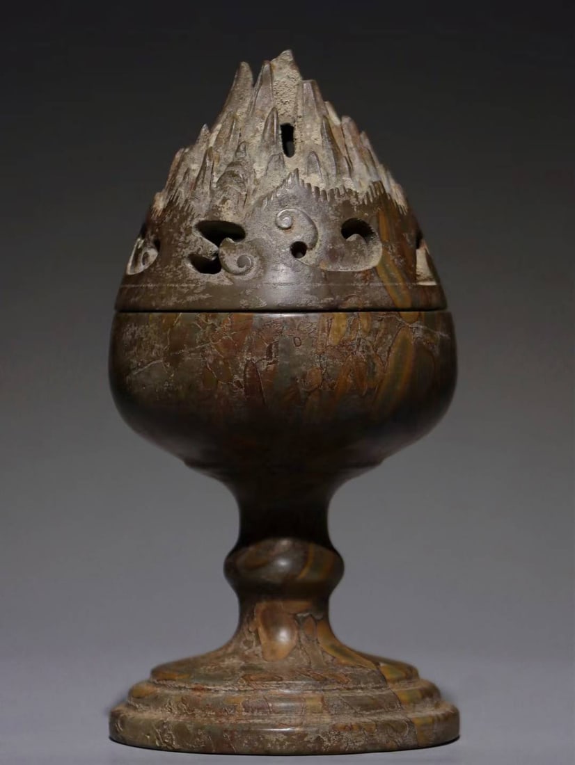 An Exquisite Limestone Censer - 2