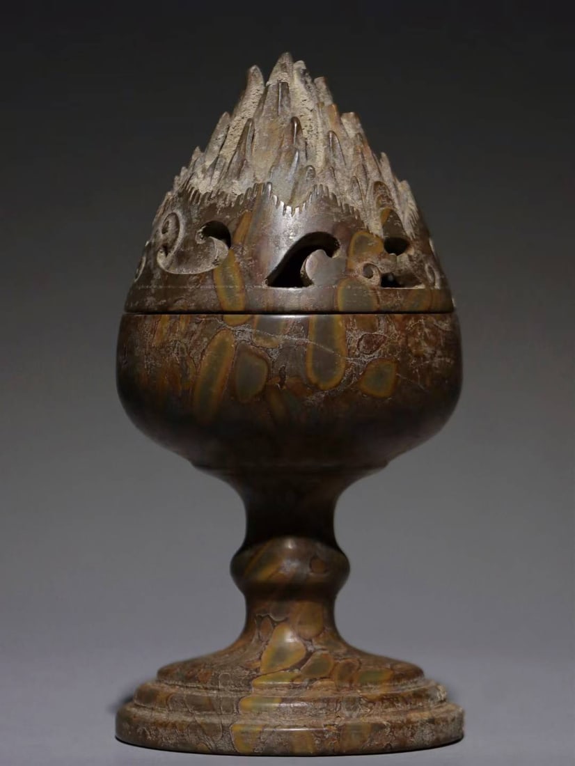 An Exquisite Limestone Censer - 3