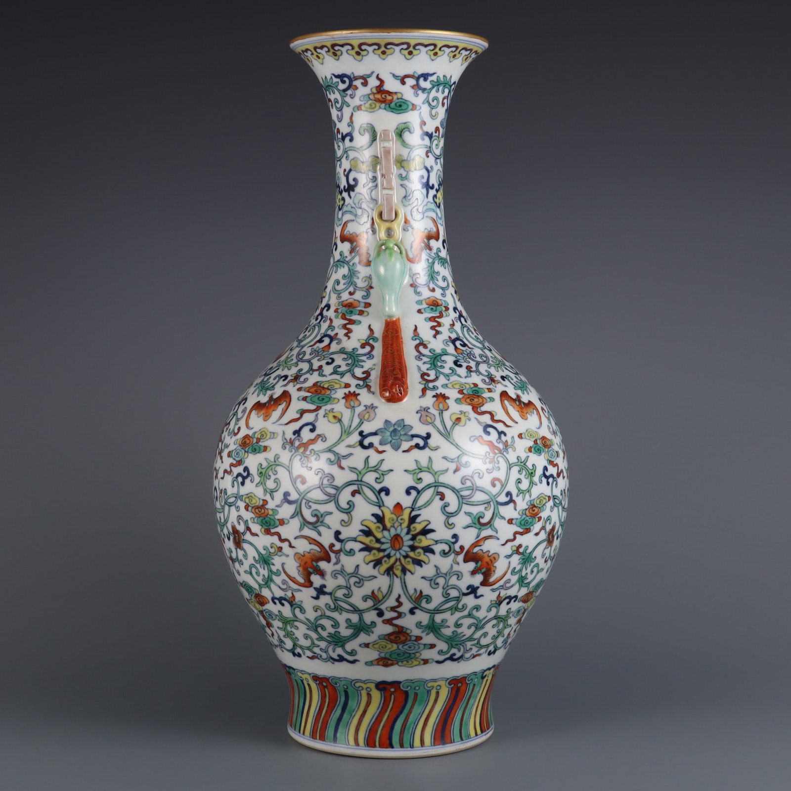 A Huge Doucai Lotus Pattern Vase - 2