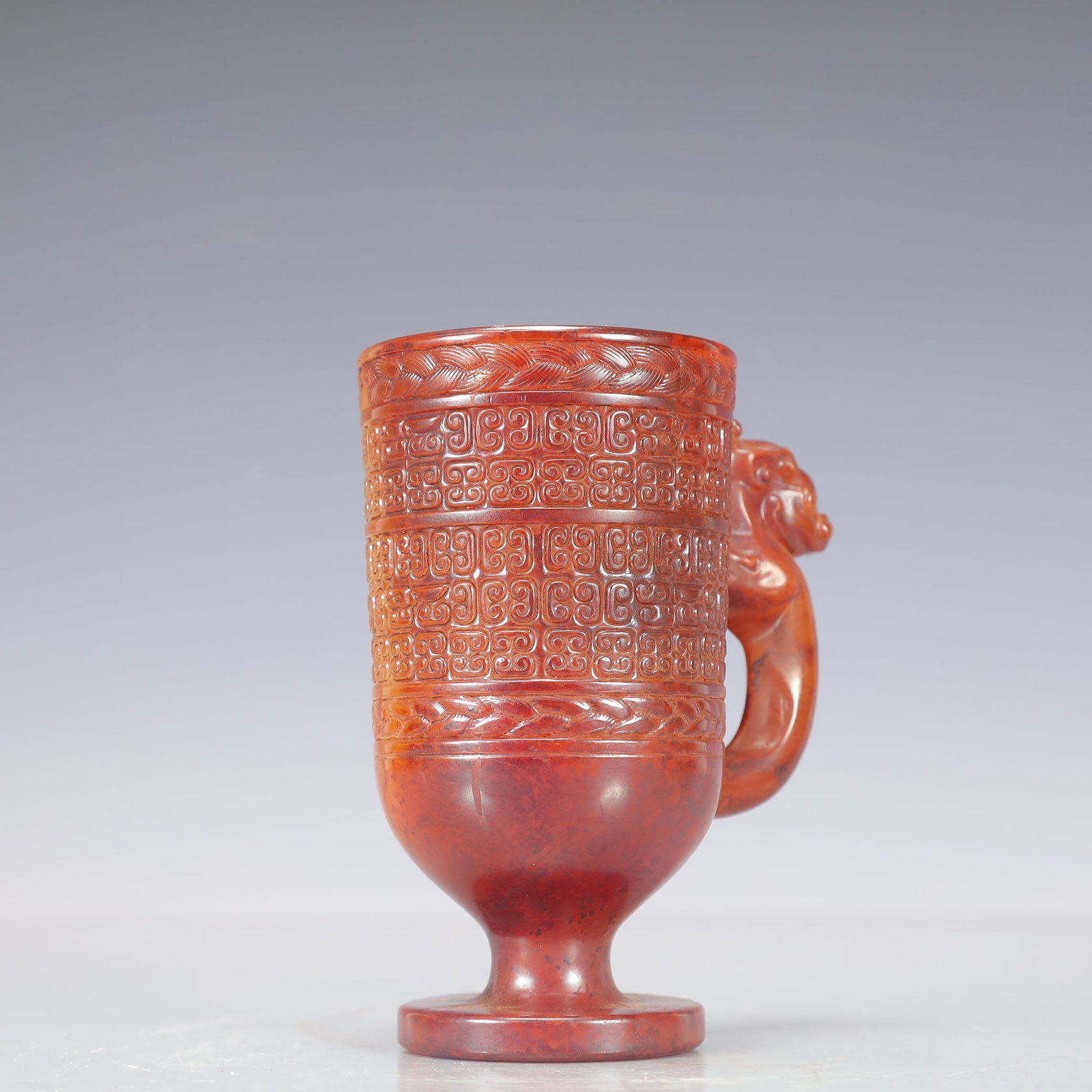 A Exquisite Gao Guyu Dragon Pattern Cup - 3