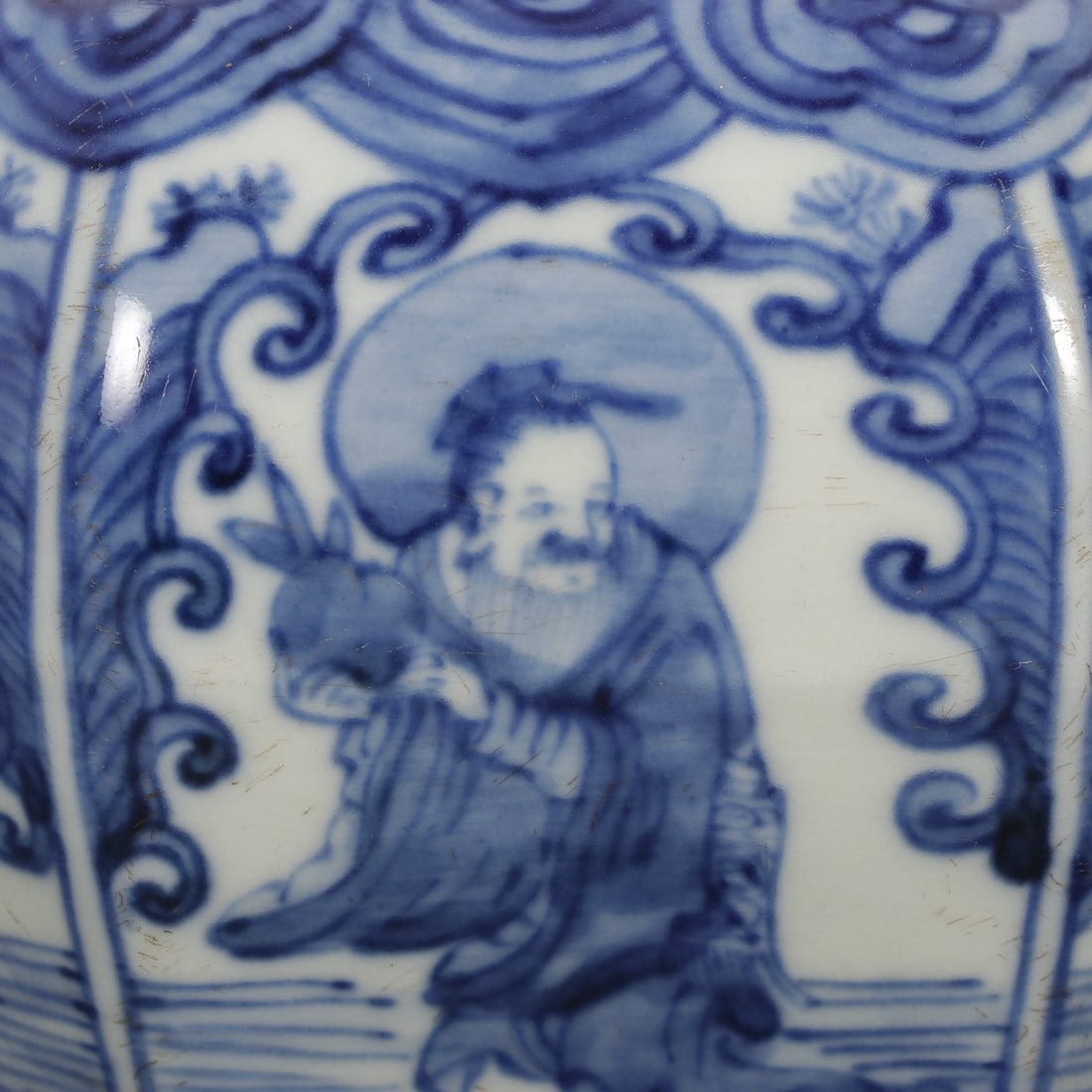 An Exquisite Blue and White Figures Pattern Jar - 3