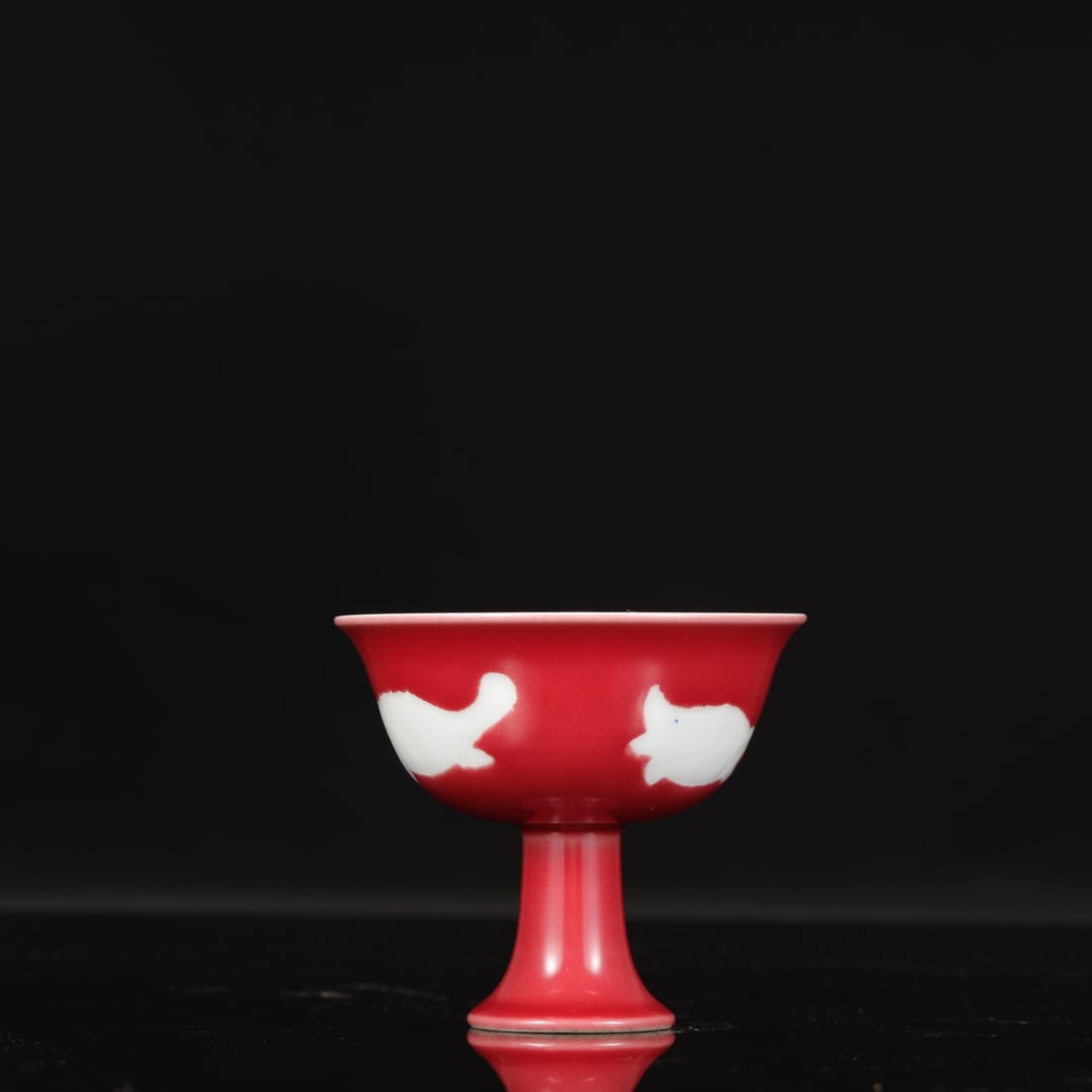An Exquisite Precious Red Glazed Fish Pattern Cup - 7
