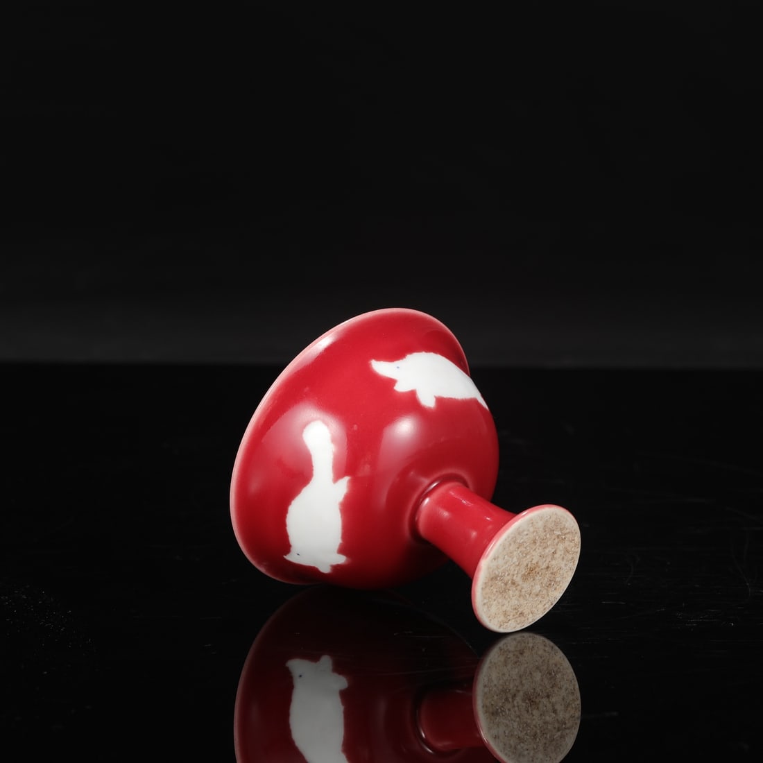 An Exquisite Precious Red Glazed Fish Pattern Cup - 8