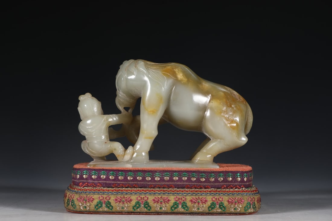 An Exquisite Hotan Jade Horse - 3