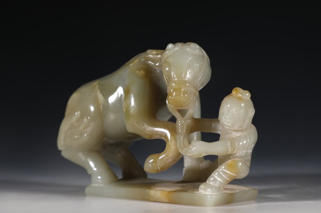An Exquisite Hotan Jade Horse - 4