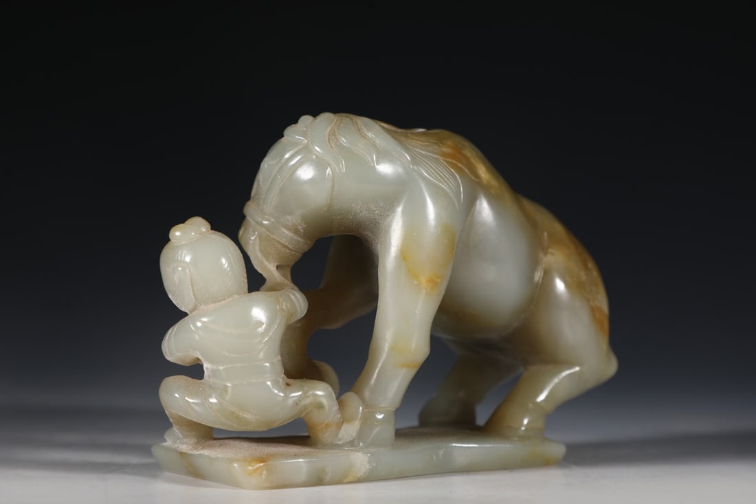 An Exquisite Hotan Jade Horse - 7