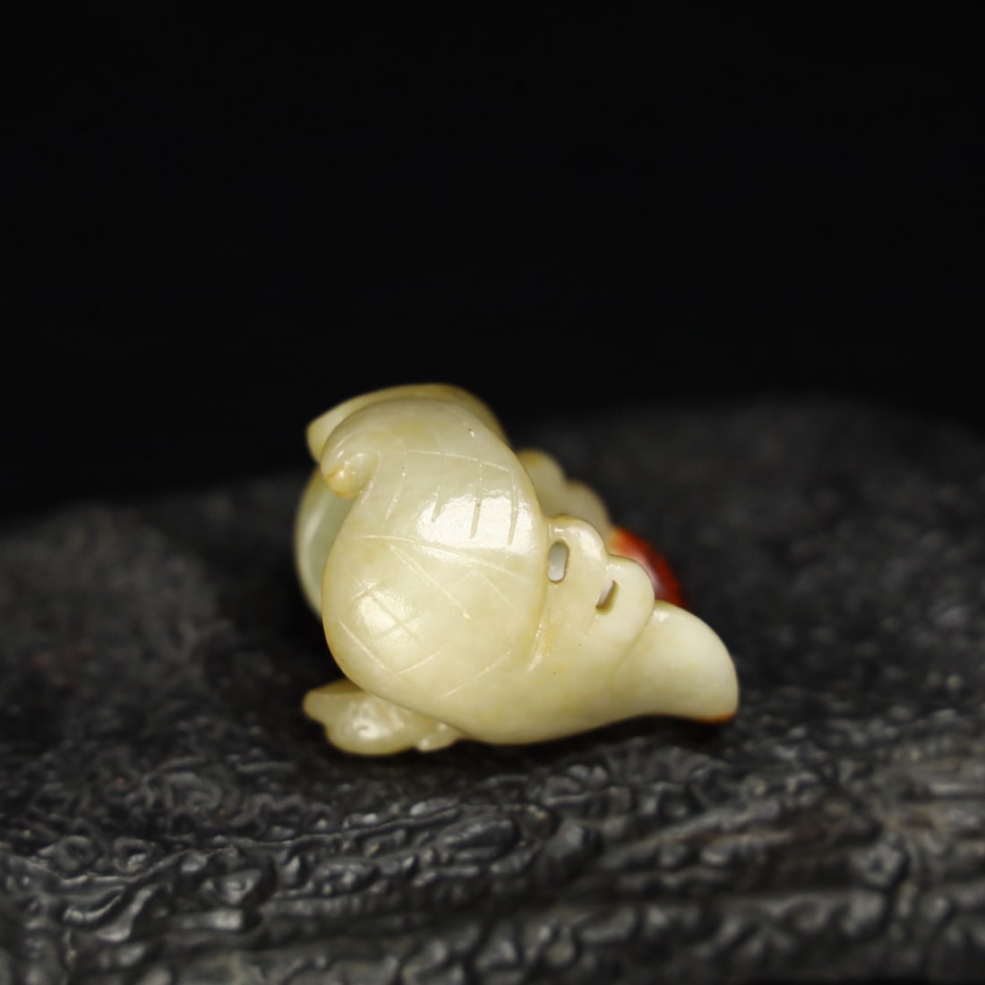 An Exquisite Hotan Jade Eagle Thumb Ring - 6