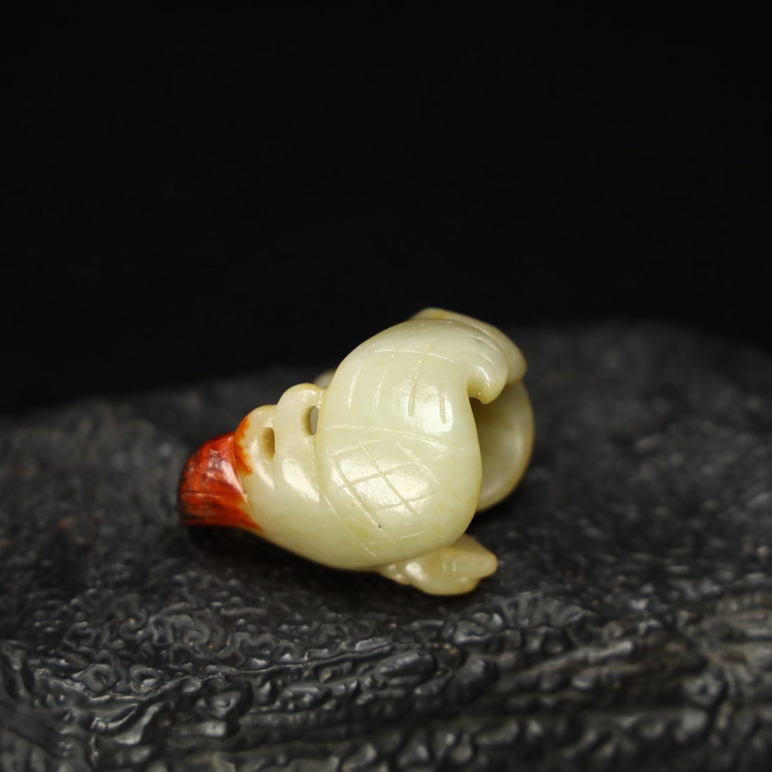 An Exquisite Hotan Jade Eagle Thumb Ring - 7
