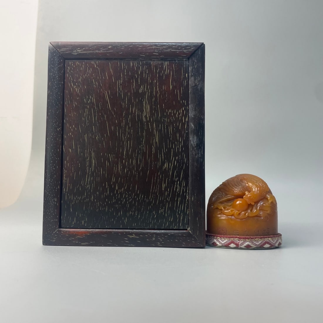 An Exquisite Tianhuang Stone Phoenix Pattern Seal: An Exquisite Tianhuang Stone Phoenix Pattern Seal,Qing Dynasty,China,Cixi