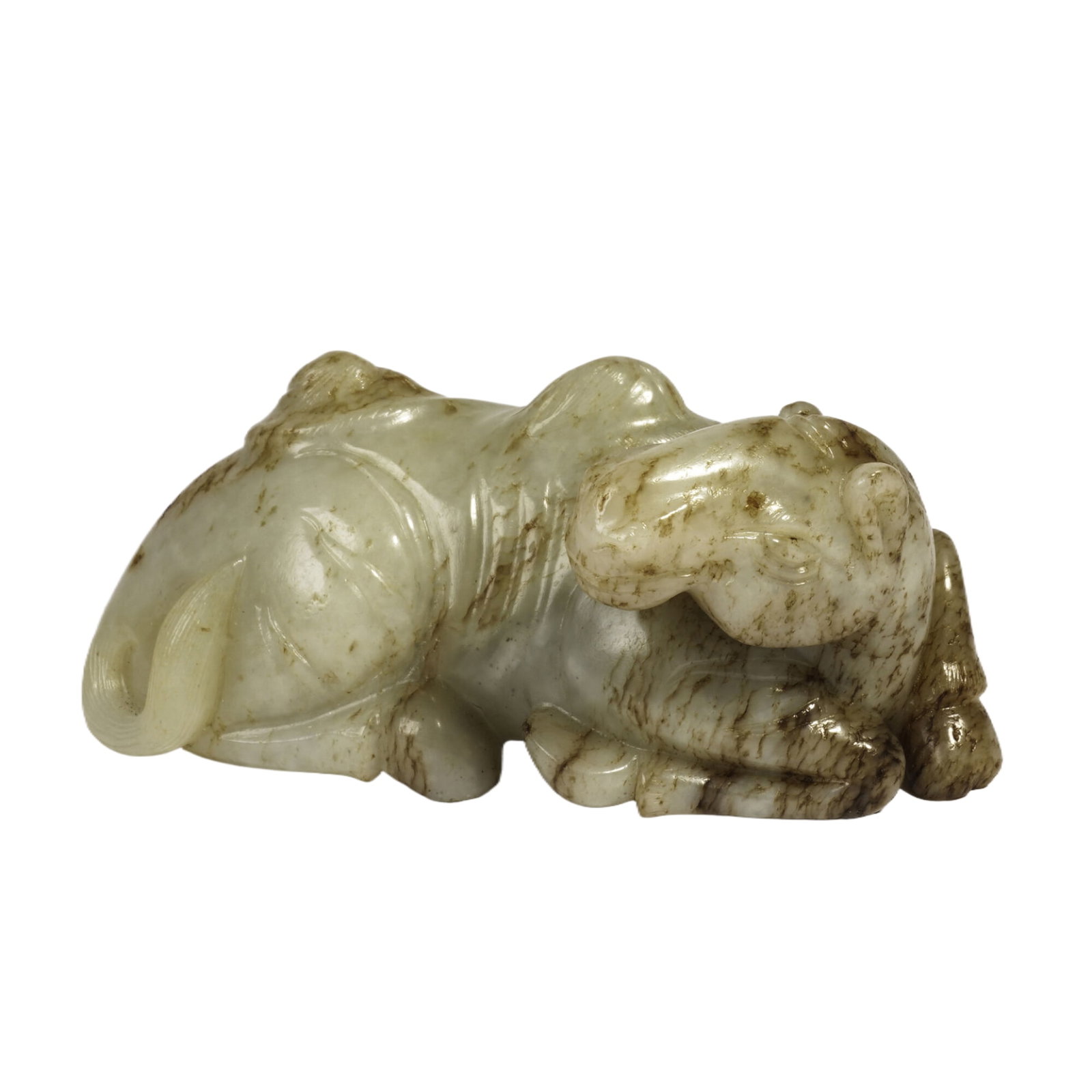 An Exquisite White Jade Camel Paperweight (1 of 7)