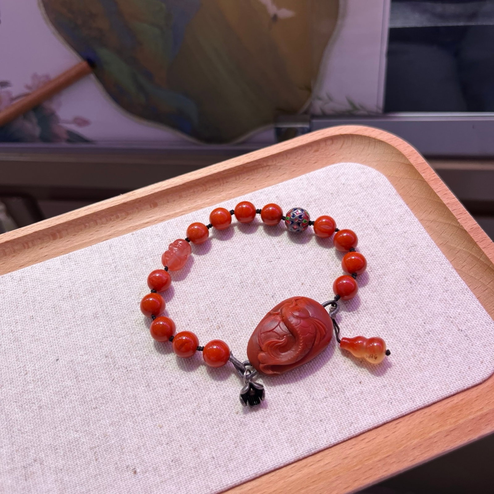 An Exquisite Agate Bracelets - 5