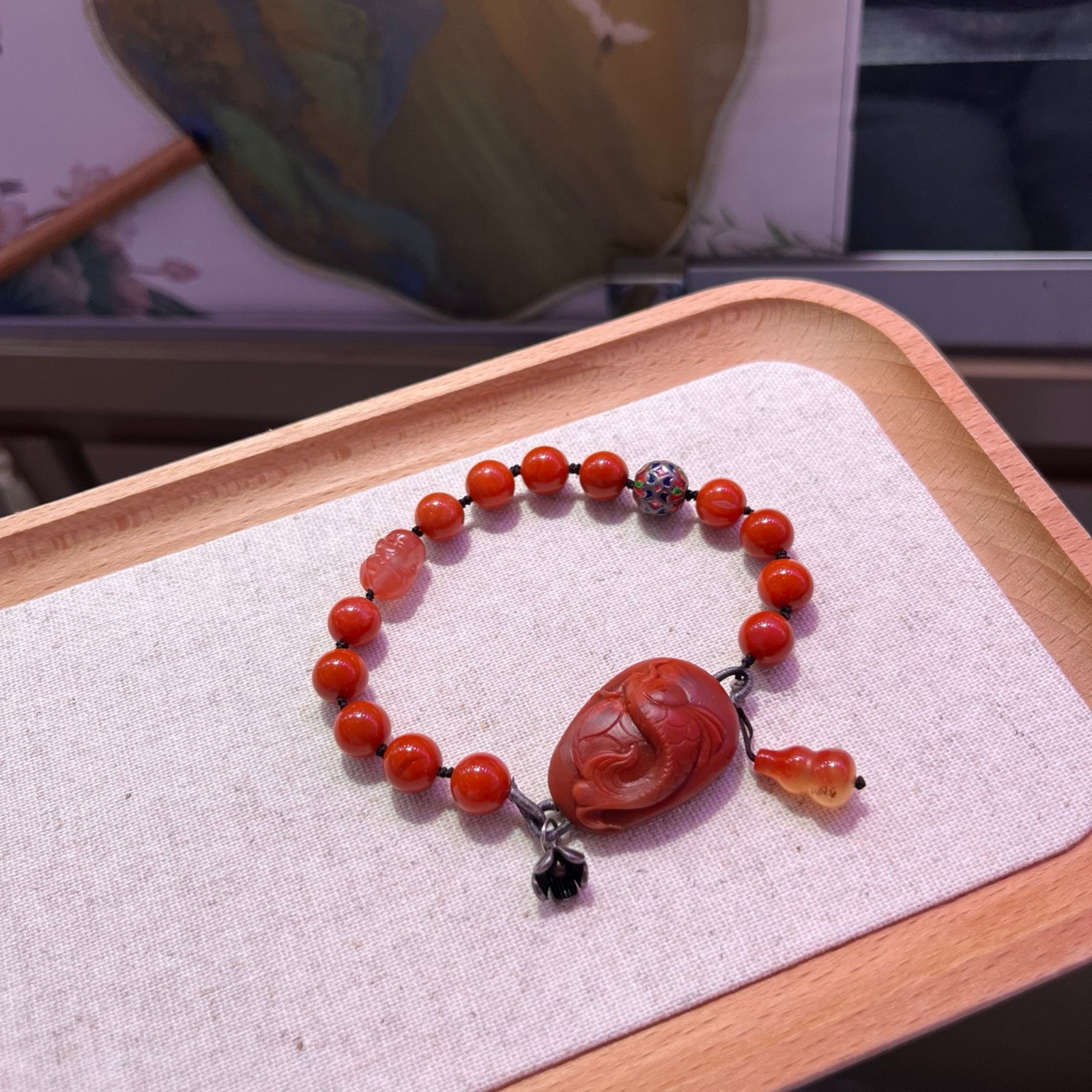 An Exquisite Agate Bracelets - 6
