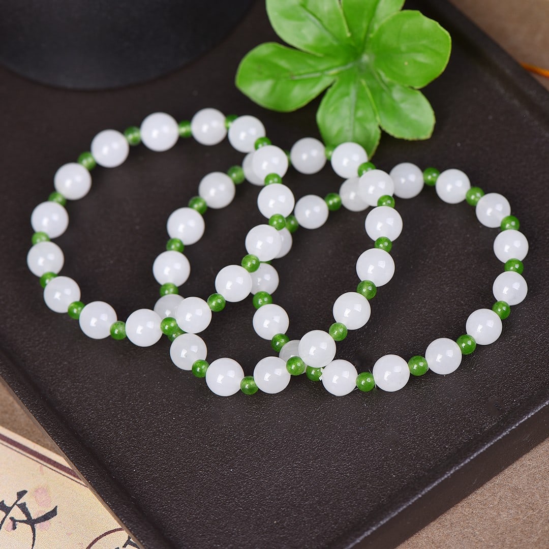 An Exquisite White Jade Bracelets - 4
