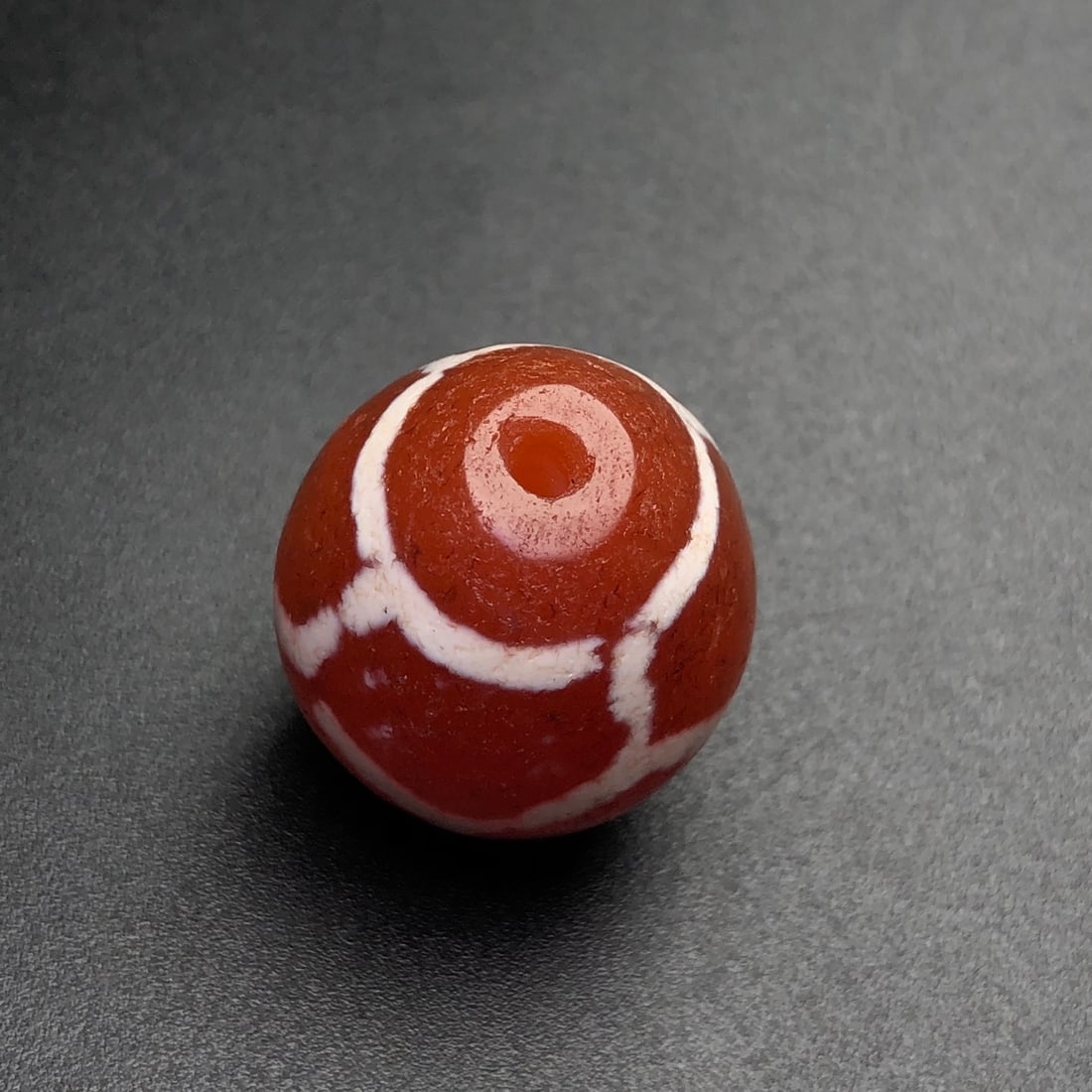 An Exquisite Turtle Pattern Dzi Bead Pendant - 9