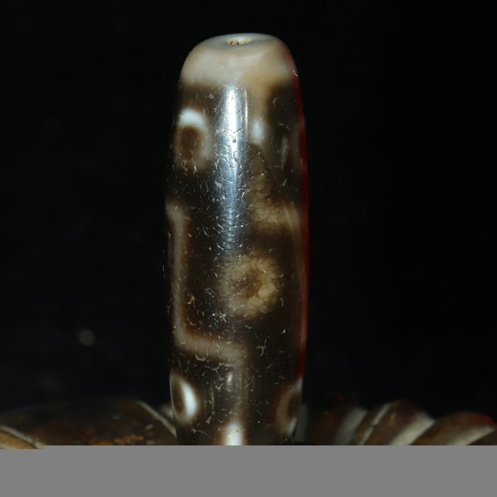 An Exquisite Nine Eyes Dzi Bead Pendant (1 of 2)