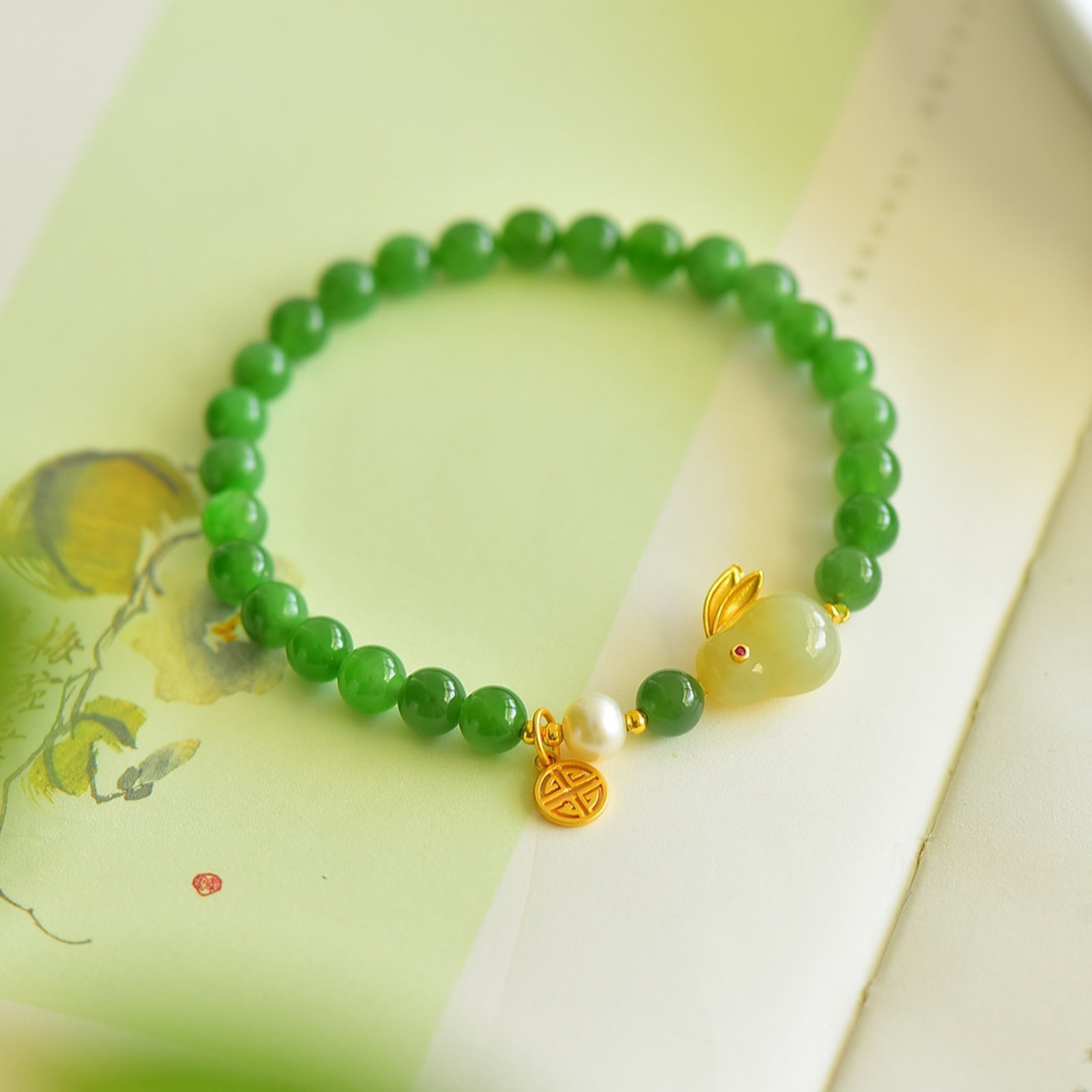 An Exquisite Jasper Bracelets - 3