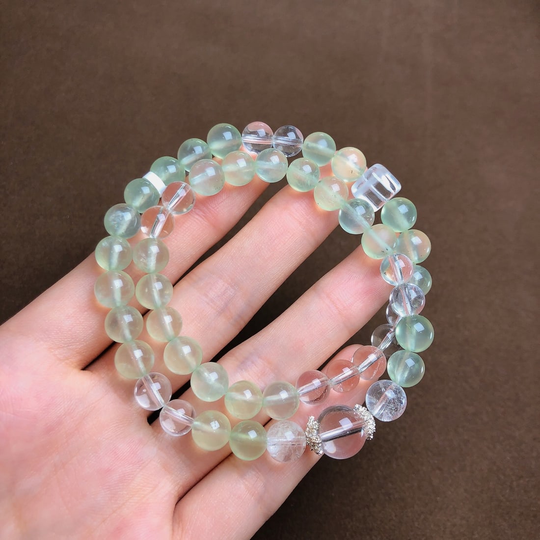 An Exquisite Crystal Bracelets: An Exquisite Crystal Bracelets,Size:7.8mm,10.7mm,Weight:36.7g 水晶手串