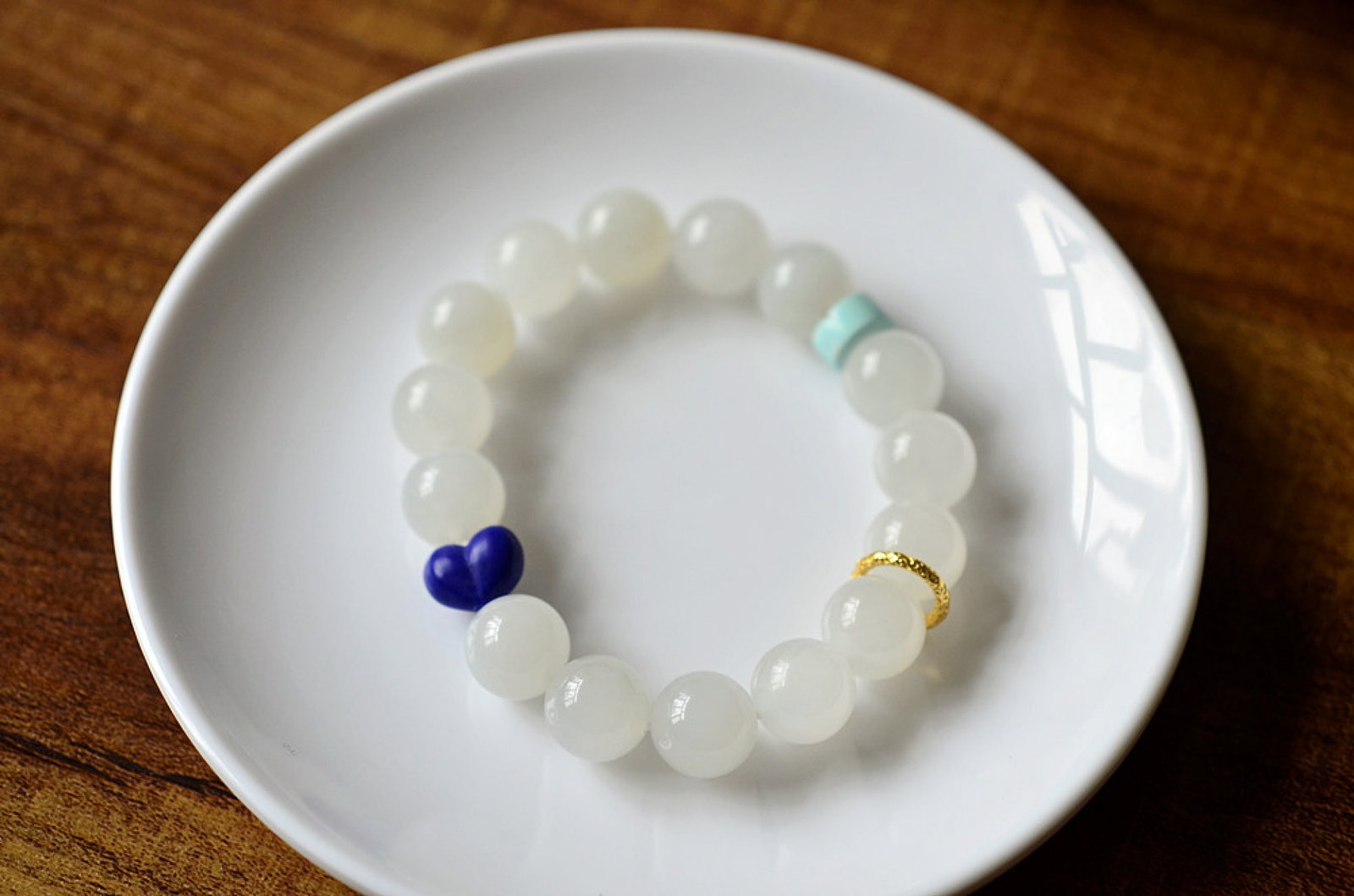 An Exquisite White Jade Bracelets - 5